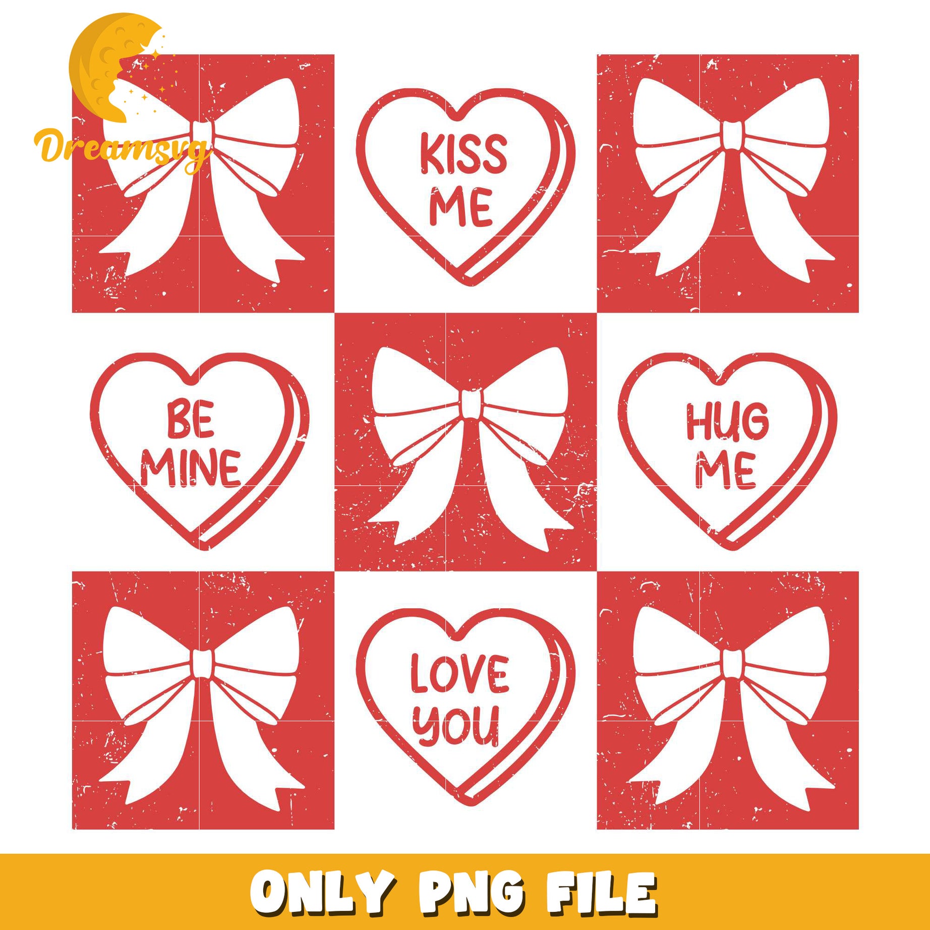 Checkered pattern red valentine heart png, valentine heart png