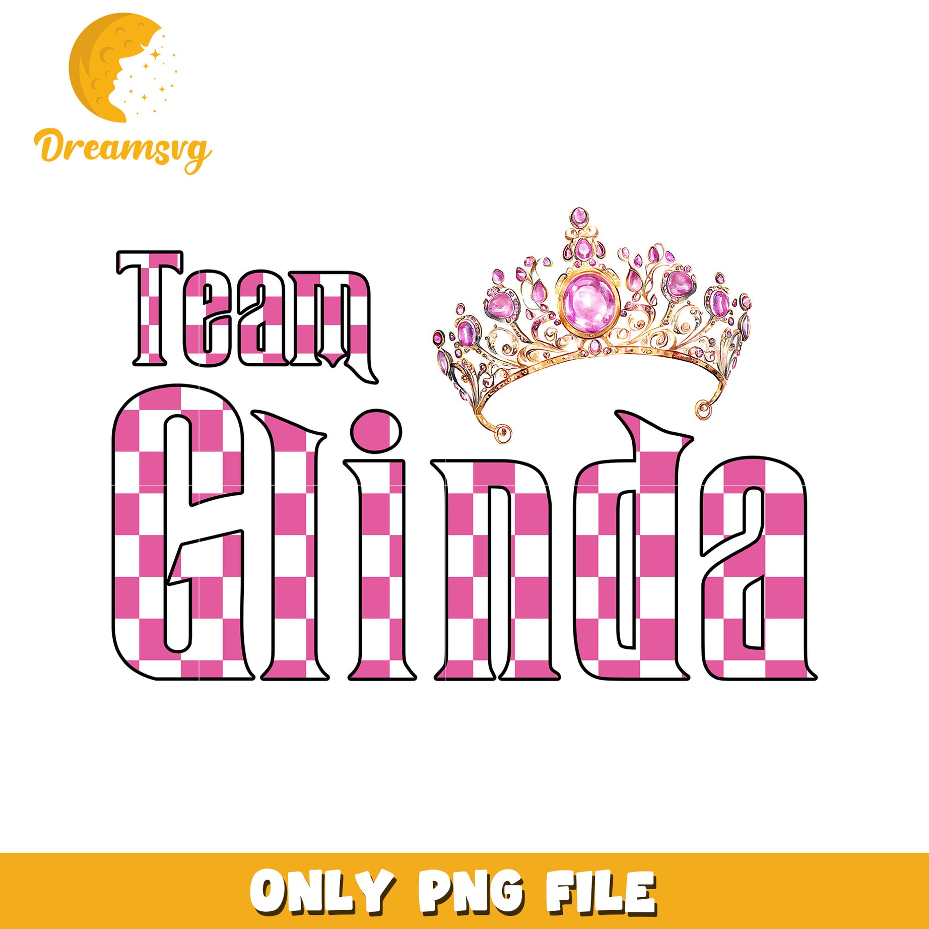 Checkered team Glinda wicked movie png, wicked movies cast png