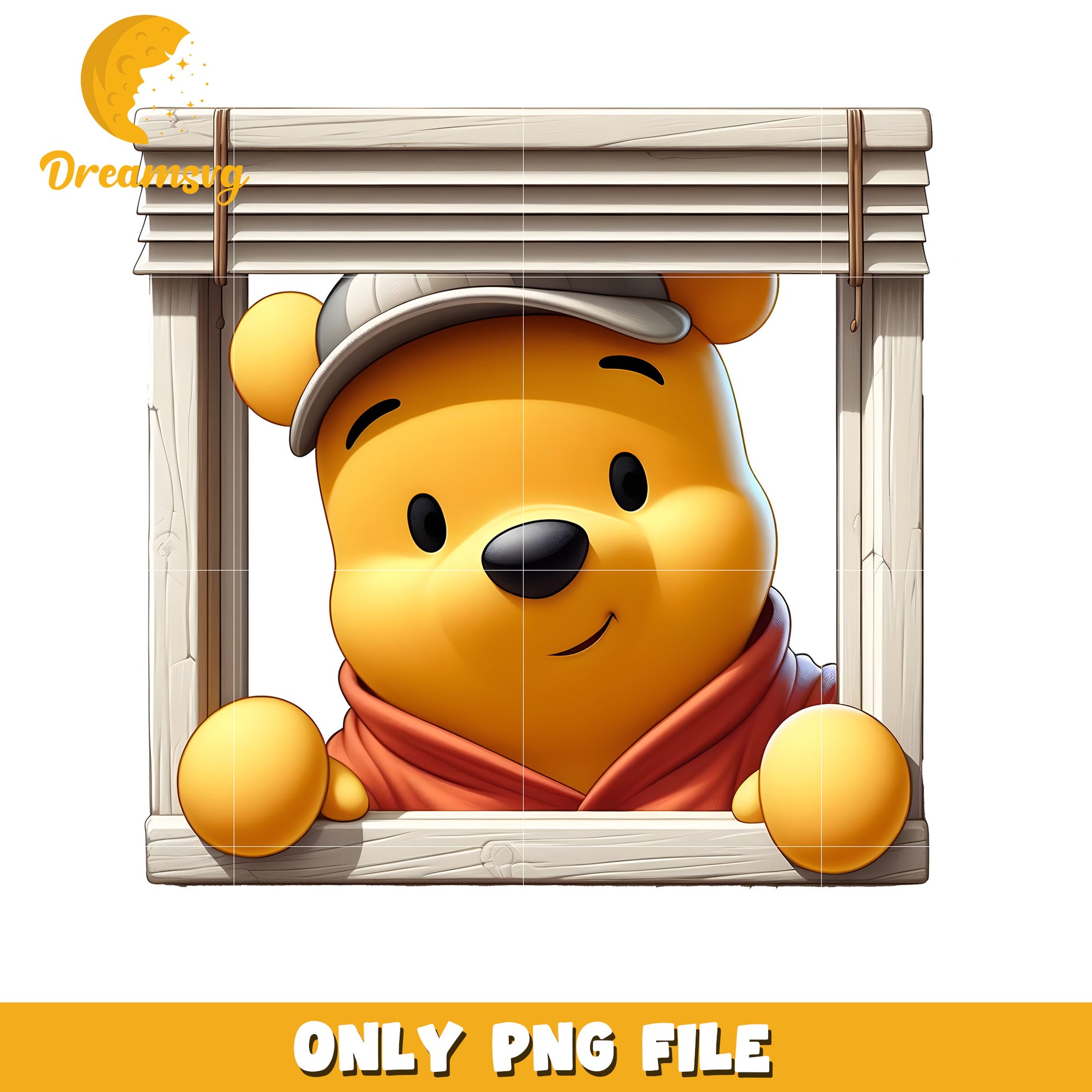 Cheerful Bear Character PNG File for Creative Projects