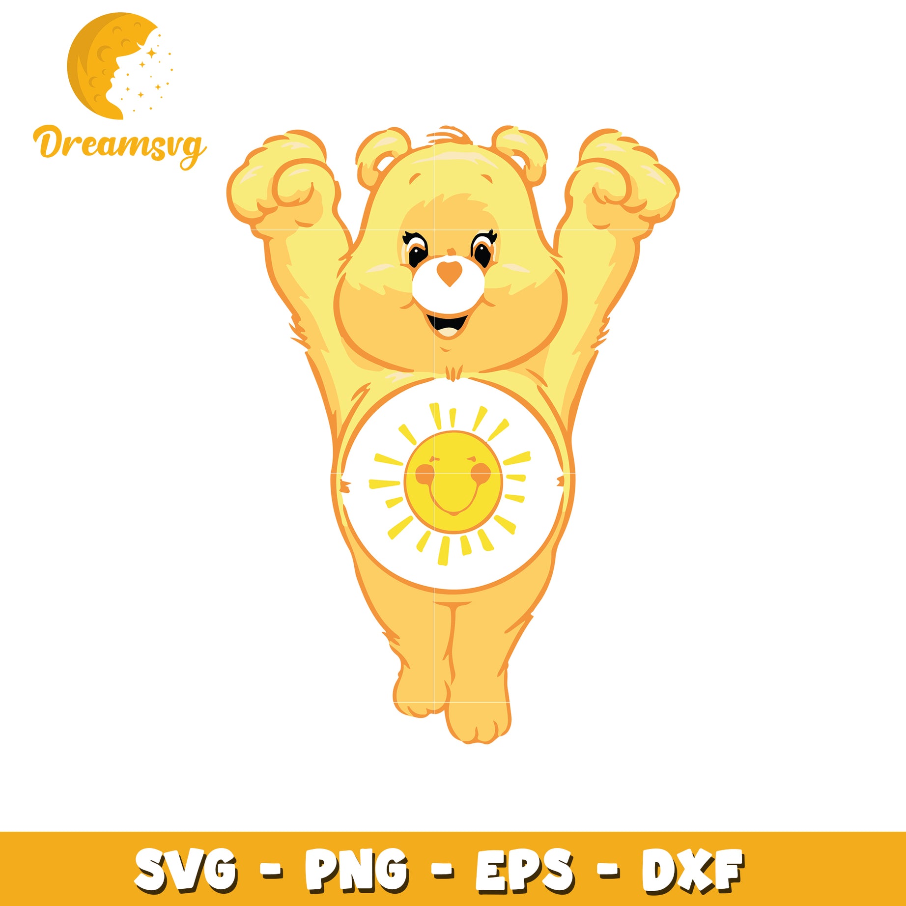 Cheerful Bear SVG File for Crafting Fun and Creative Projects