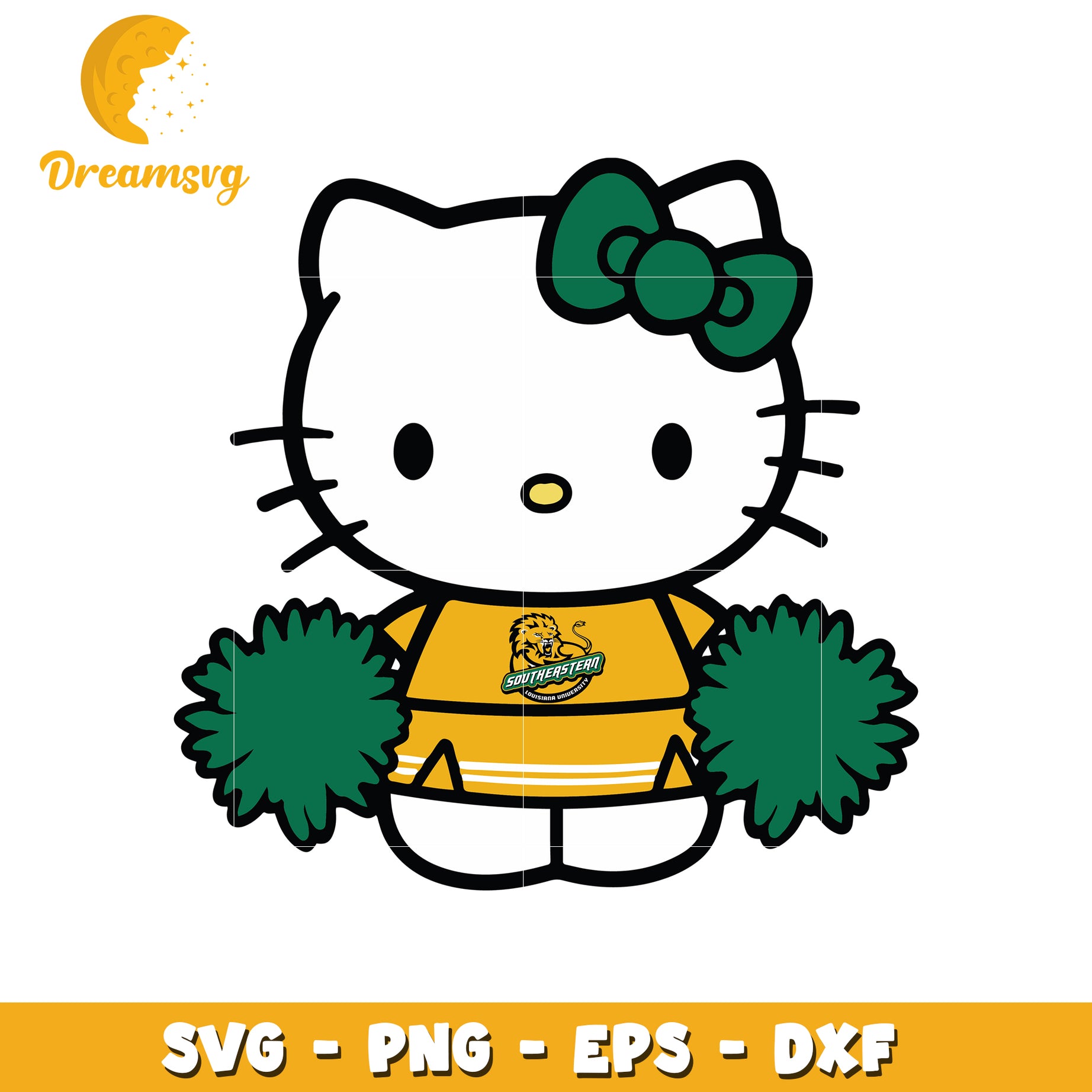 Cheerful Hello Kitty SVG Design for Fun Crafts