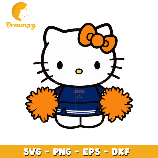Cheerful Kitty SVG Design for Creative Projects