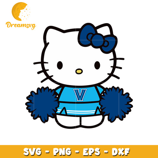 Cheerful Kitty SVG Design for Sports Fans and Crafts
