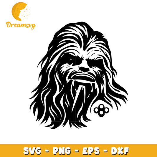 Chewbacca SVG PNG EPS DXF Files