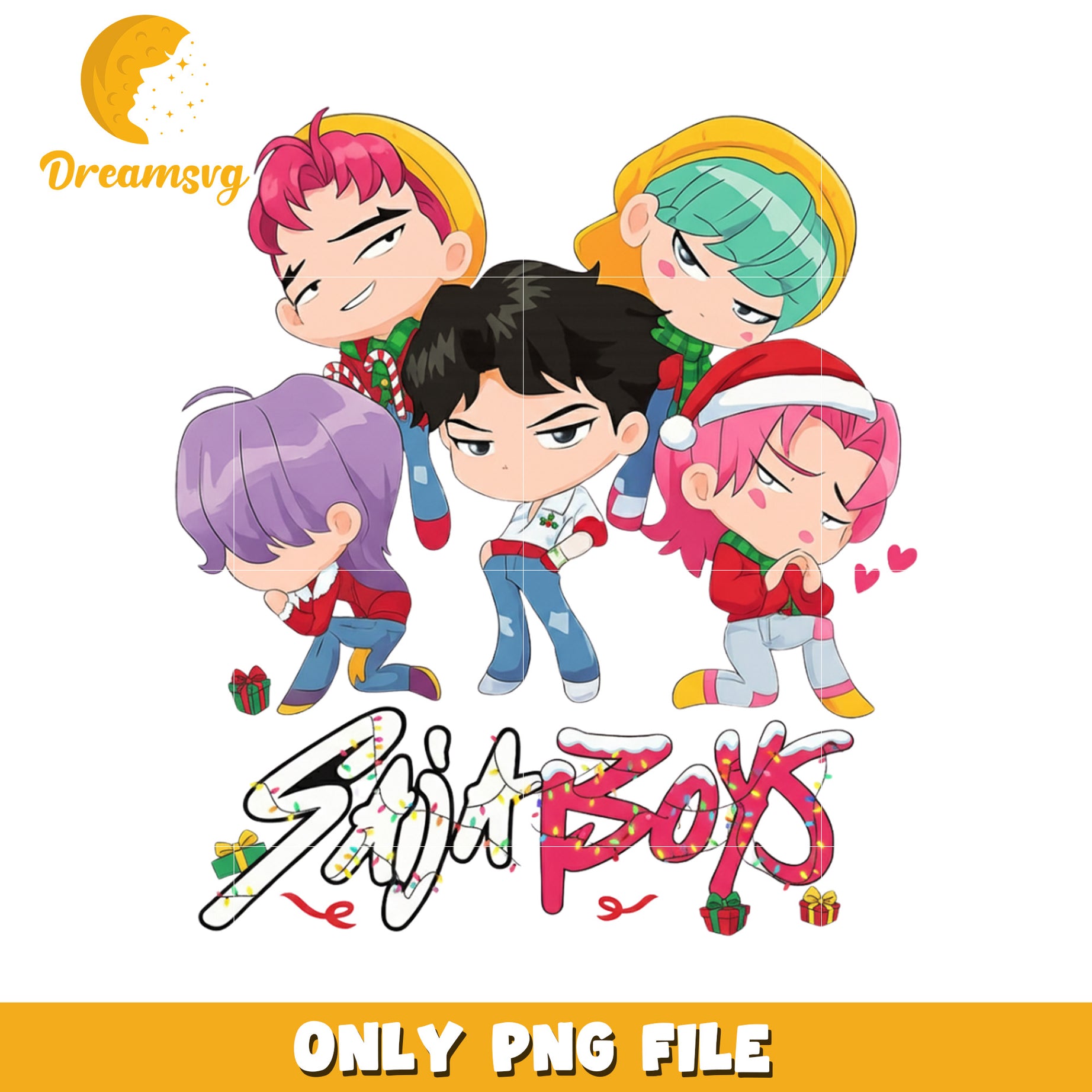 Chibi boys saja png, netflix movies png, netflix cartoons png