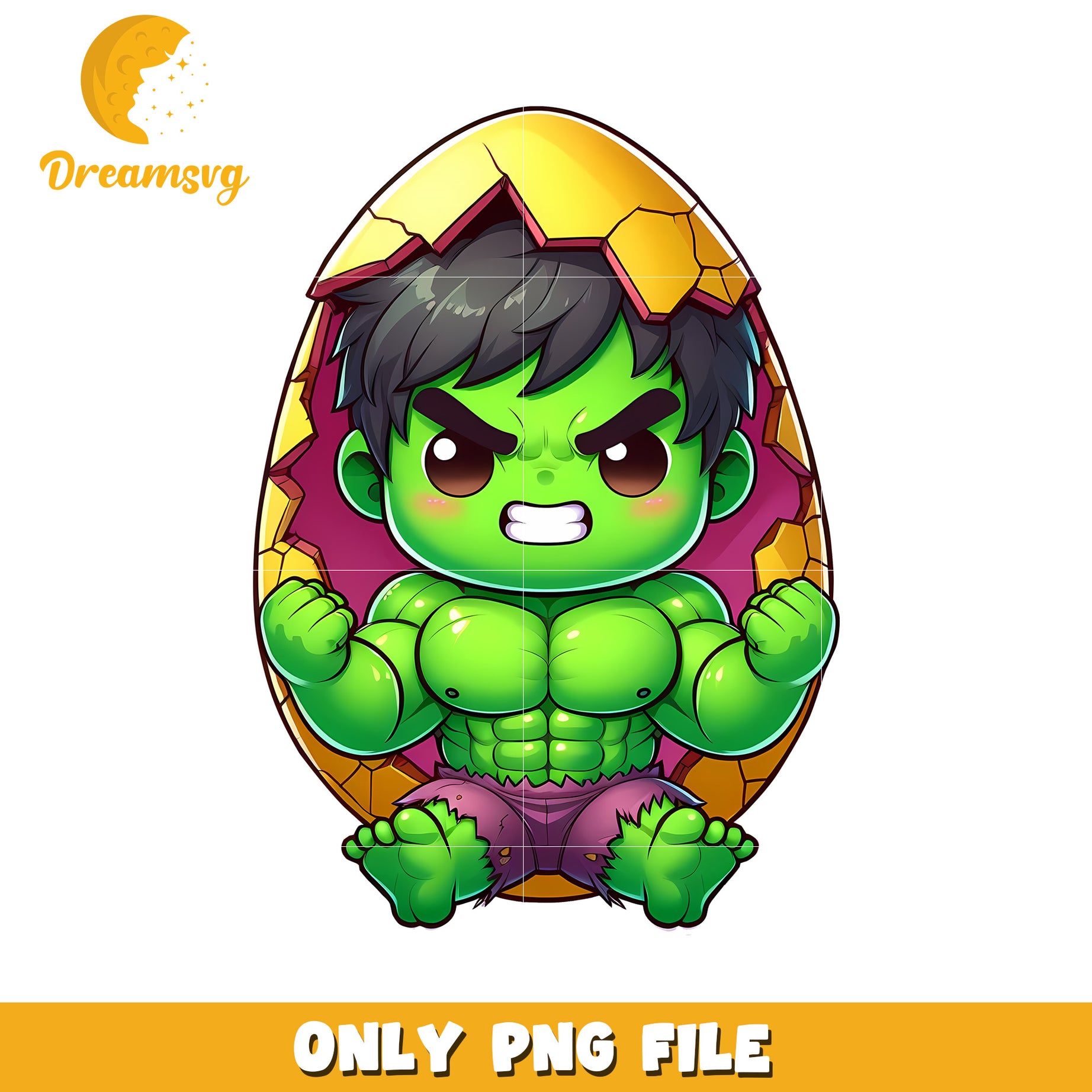 Chibi hulk on easter day png, easter day png, marvel png
