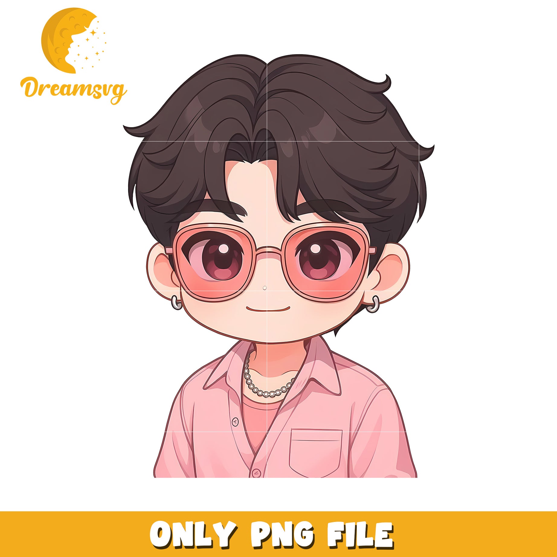 Chibi jinu png, korean manhwa png, kpop cartoon png