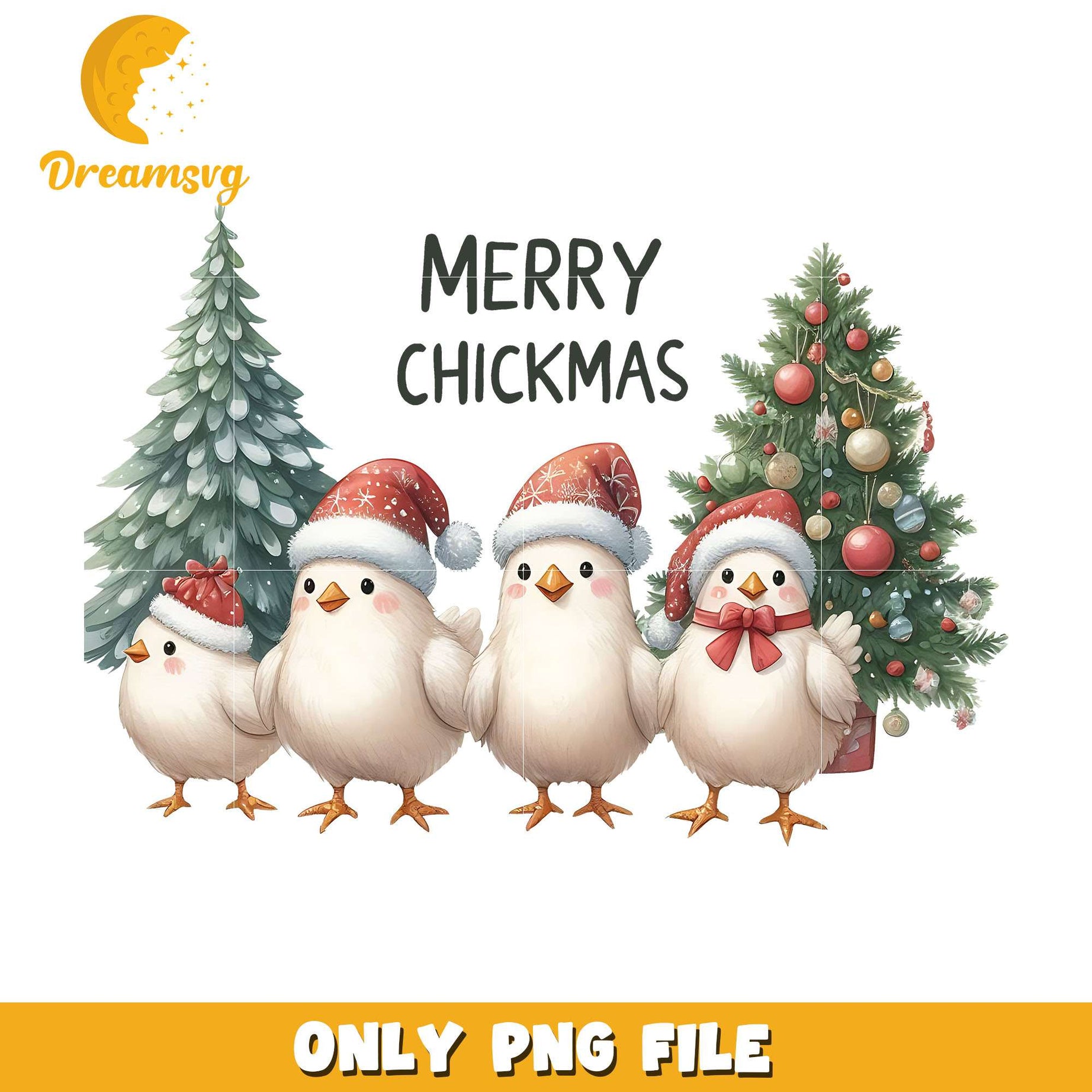 Chicken merry chickmas christmas png, chickmas png, christmas png