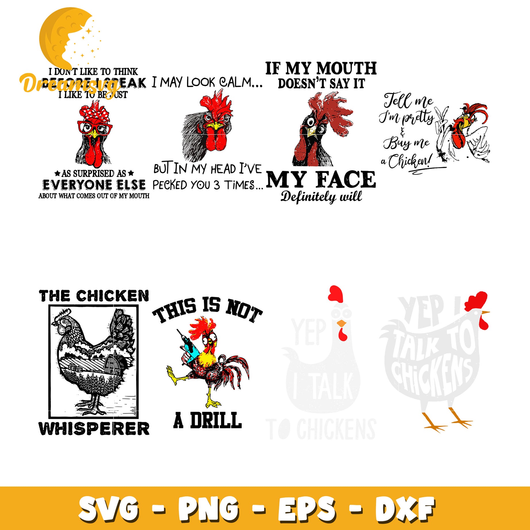 This is not a drill bundle svg, the chicken whisperer svg