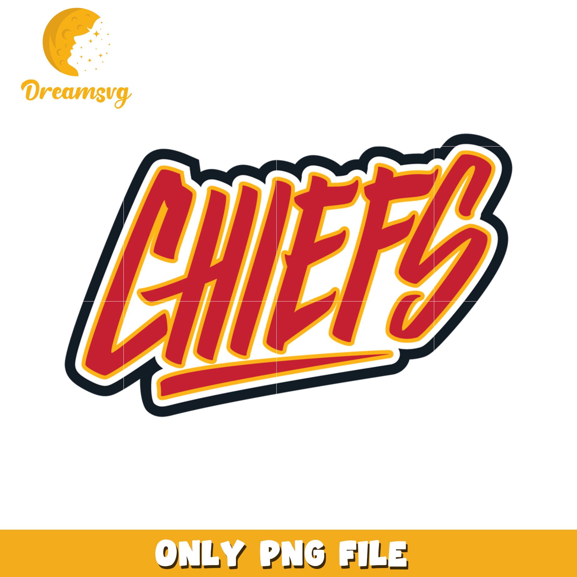 Chiefs Logo High Quality PNG File for Merchandise Use