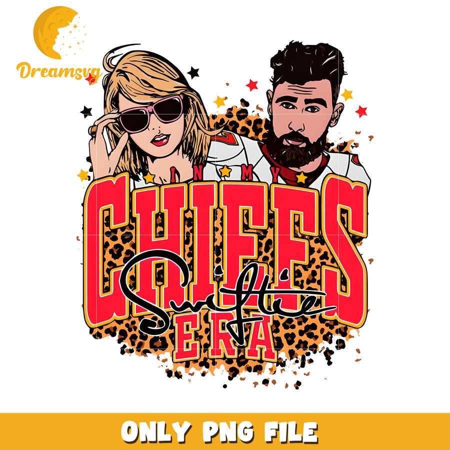Chiefs Sublimation PNG Taylor Swift & Mahomes