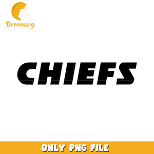 Chiefs Team Logo PNG File for Craft Projects