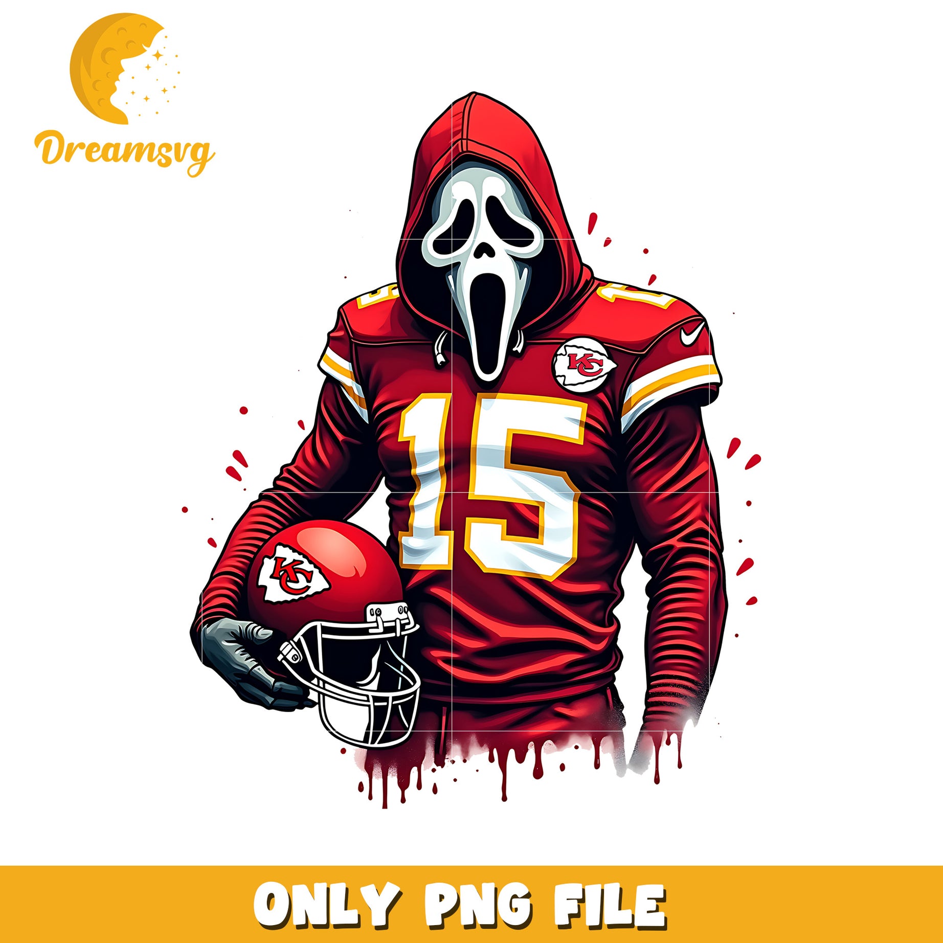 Chiefs ghost face png, nfl png, national football league png