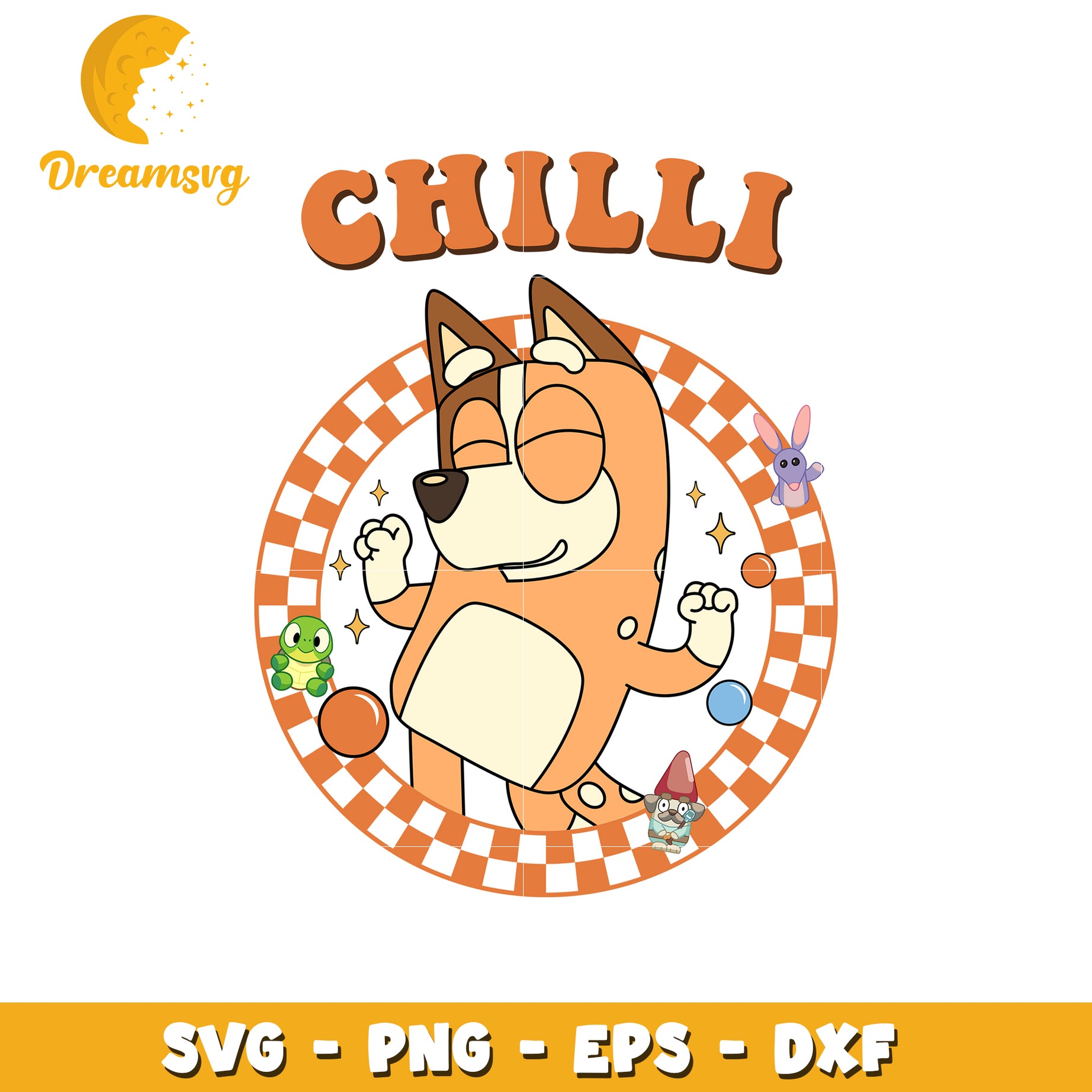 Chili the Dog SVG PNG EPS DXF
