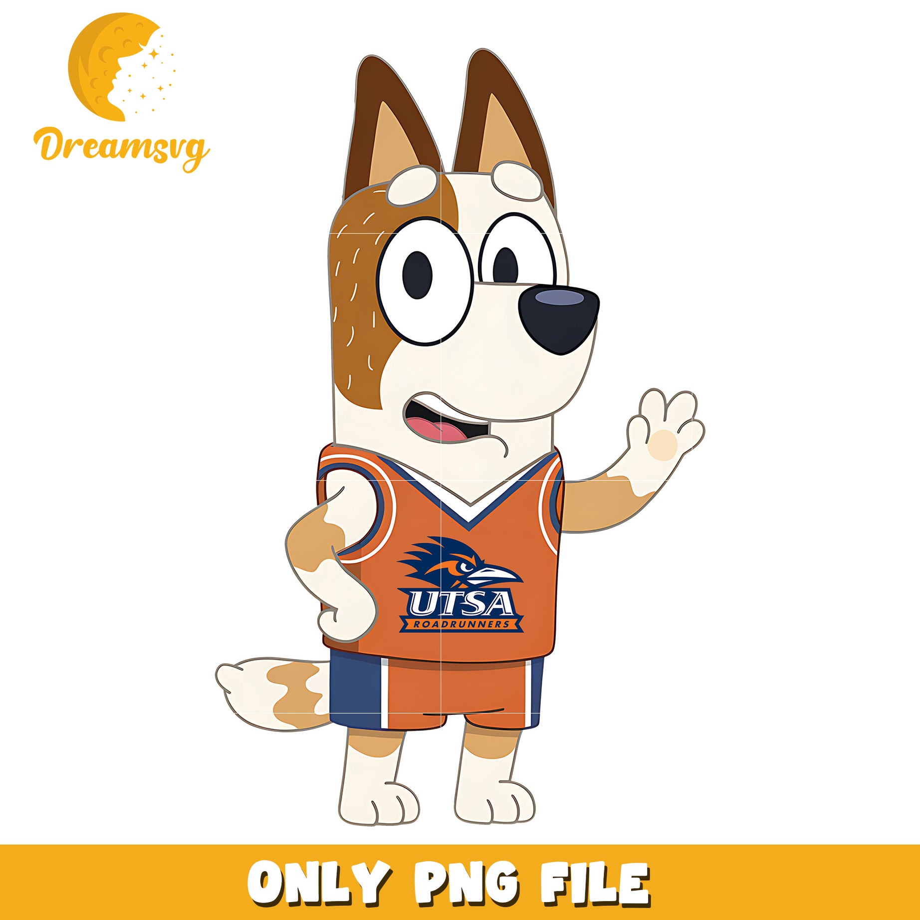 Chilly Heeler animate for Roadrunners png, Texas SA Roadrunners png