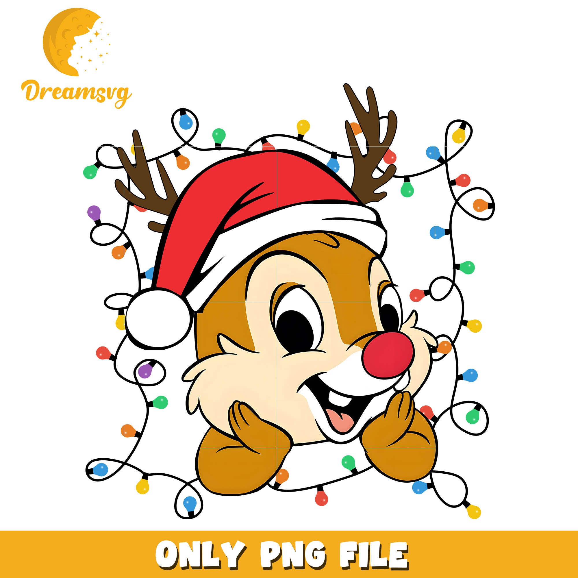 Chip and dale trouble christmas png, rescue rangers png