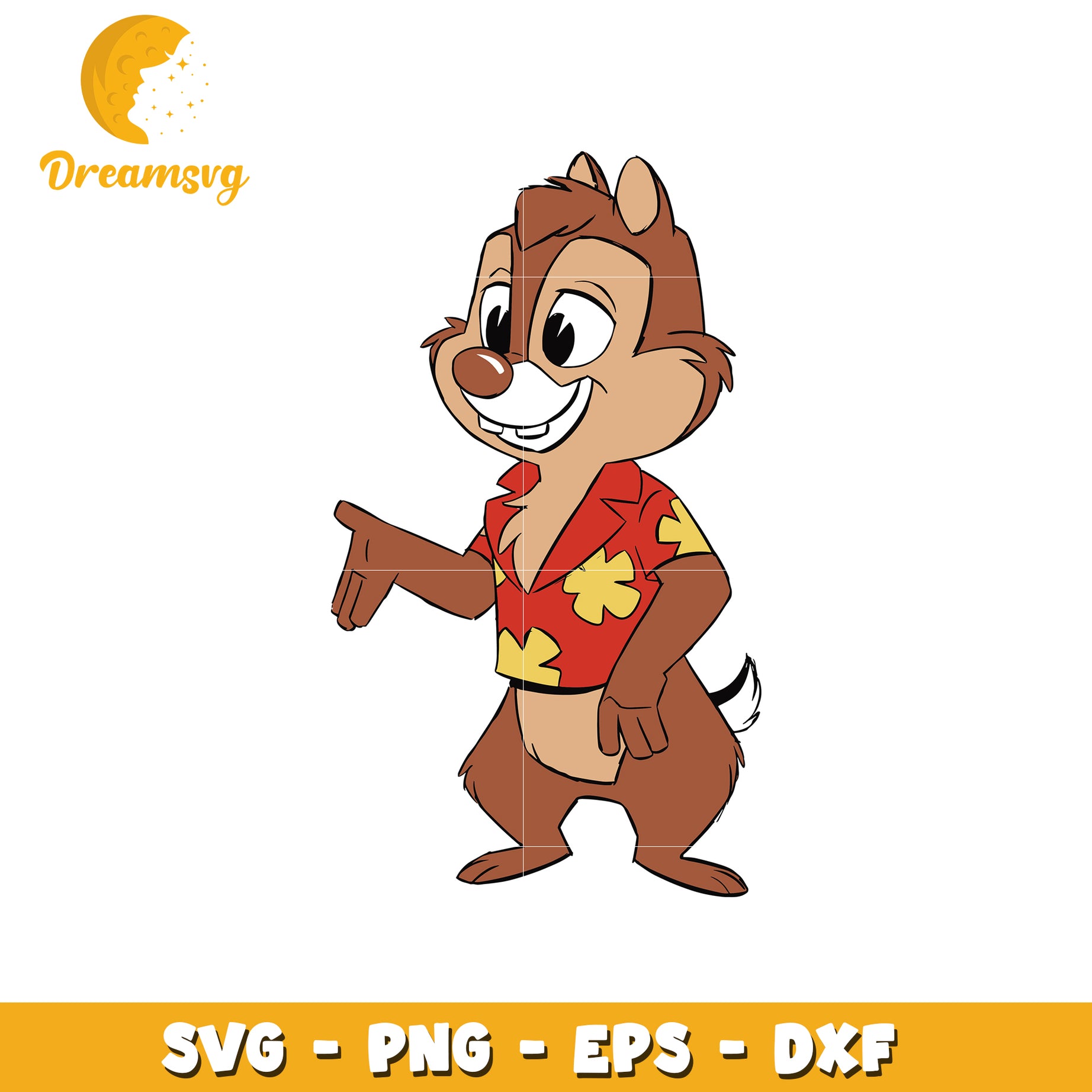 Chipmunk SVG PNG EPS DXF Cut File