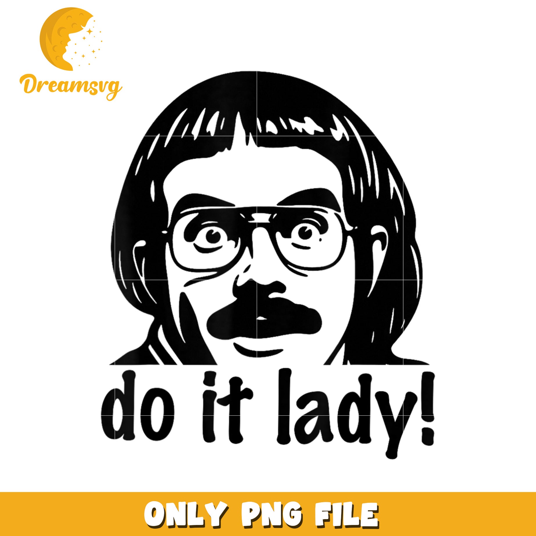 Chit do it lady illustration png, funny quotes png, funny memes png