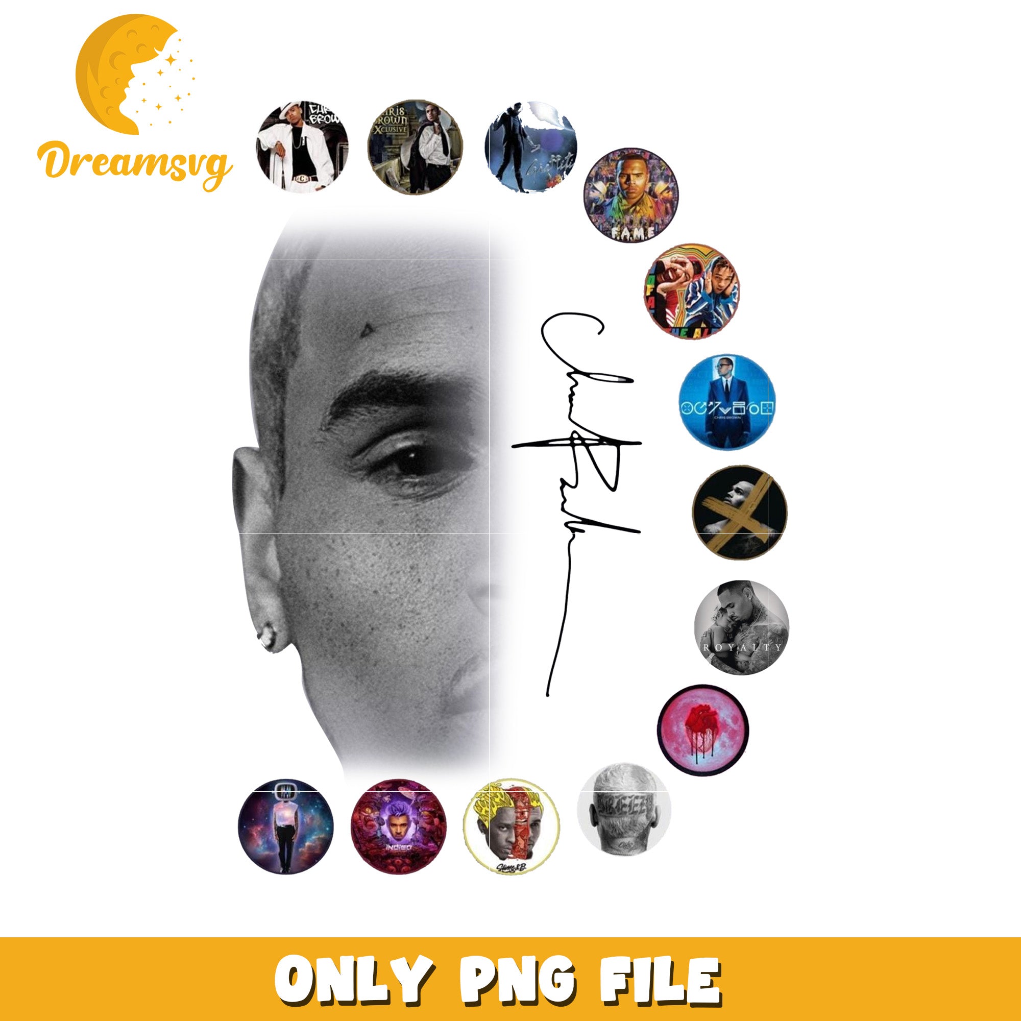 Chris brown design png, breezy singer png, r&b artist png