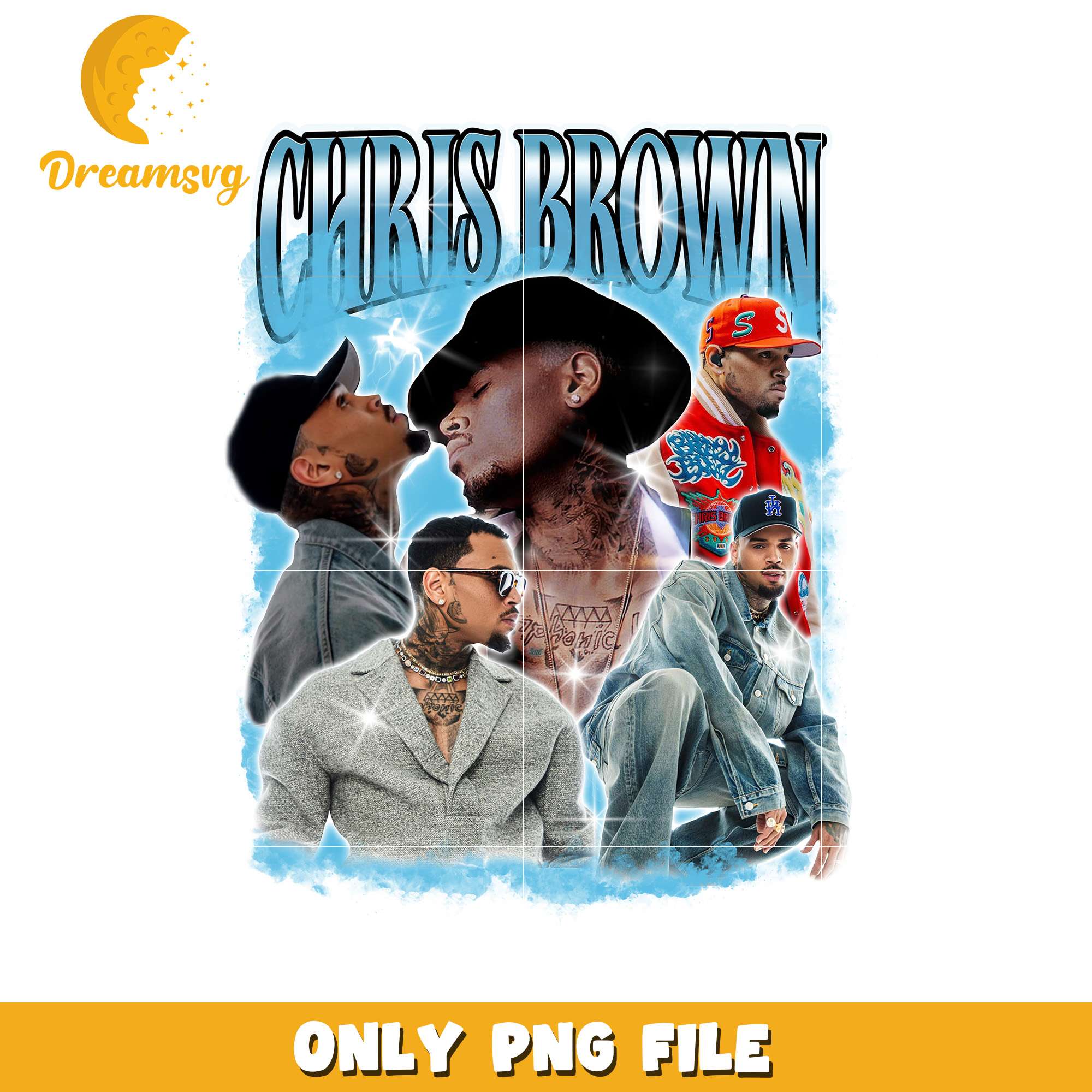 Chris brown logo design png, boy band png, 90s music png