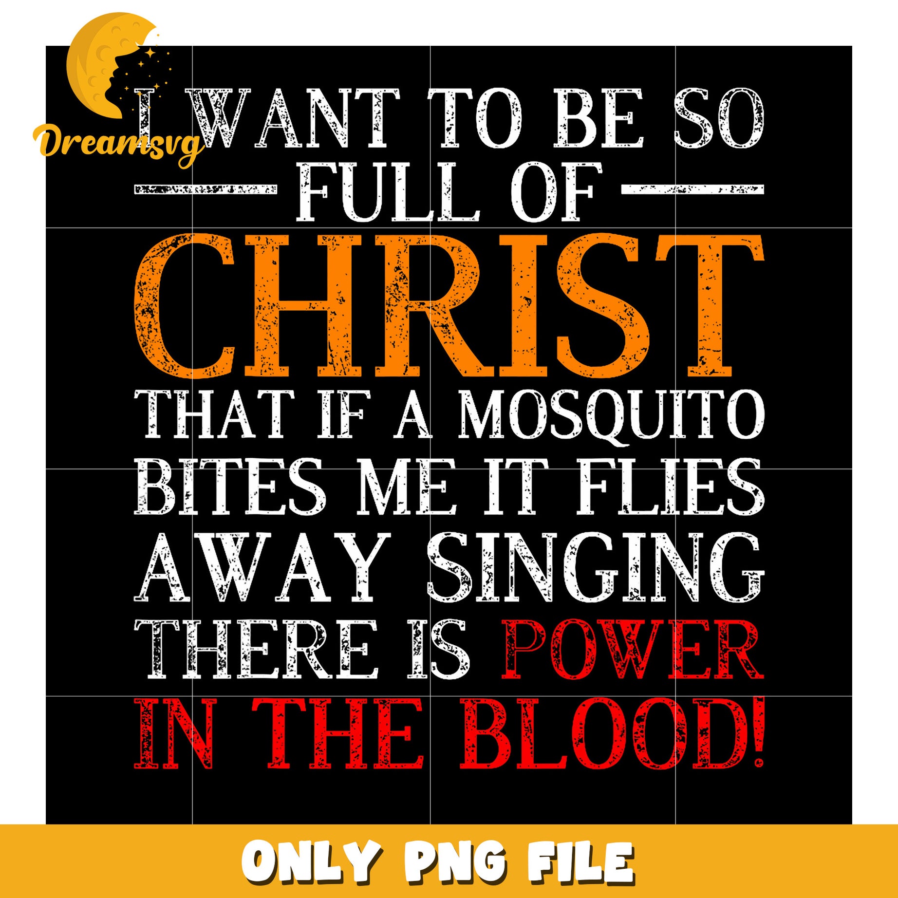 Christ Power PNG Sublimation Design