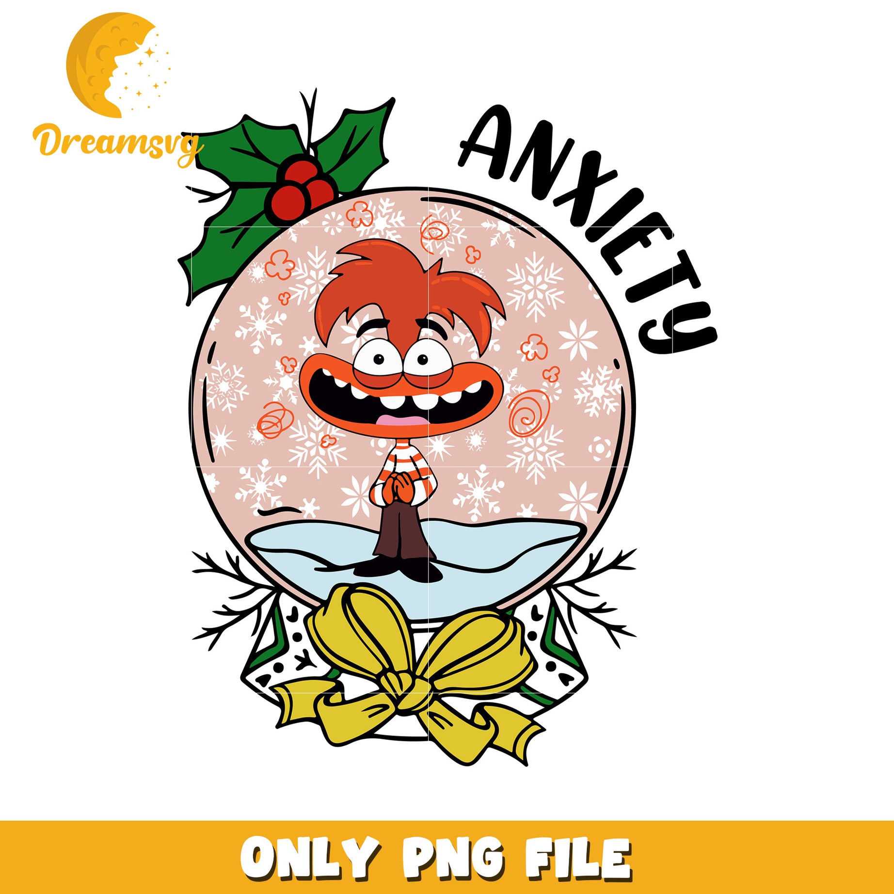 Christmas Anxiety PNG Sublimation