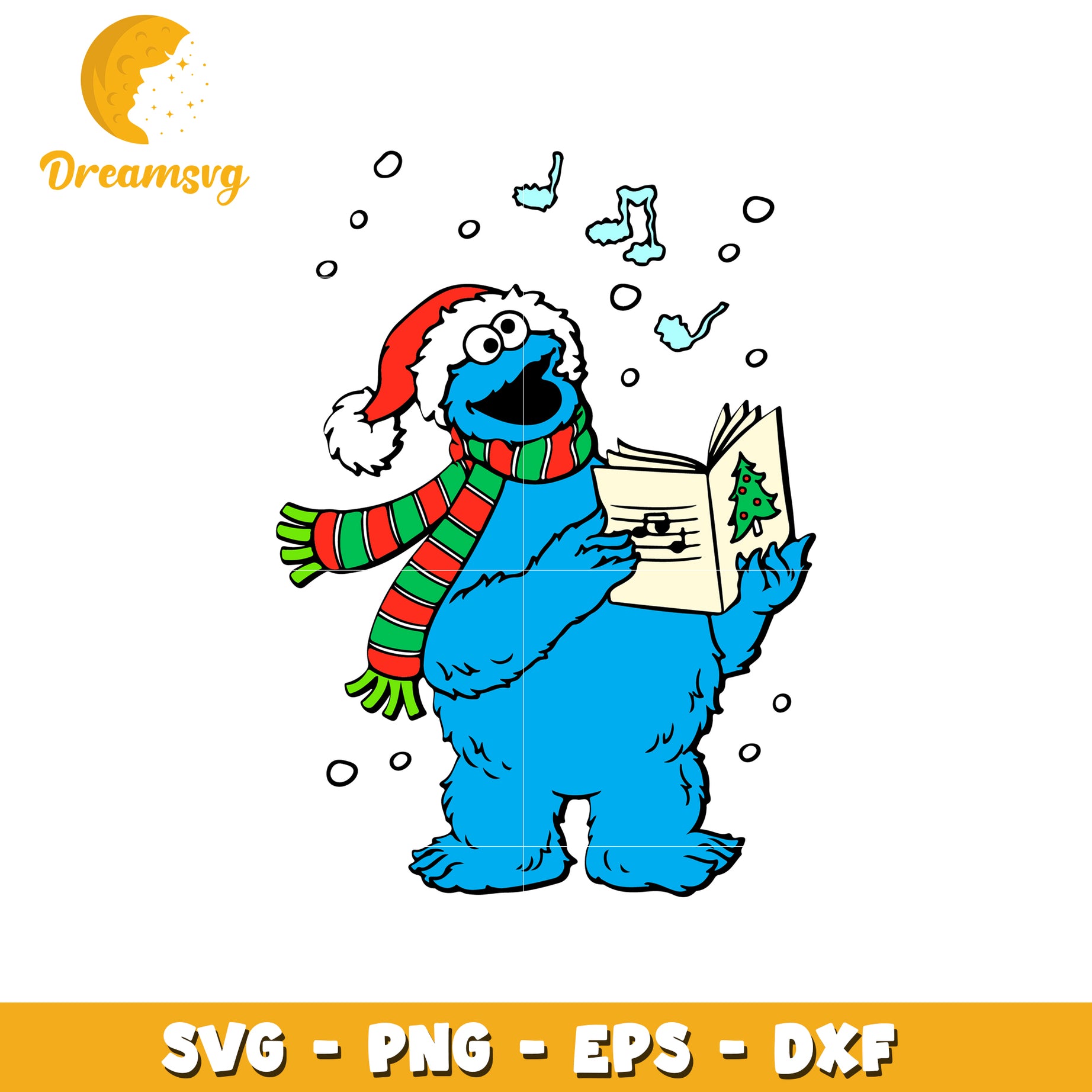 Christmas Cookie Monster SVG Bundle