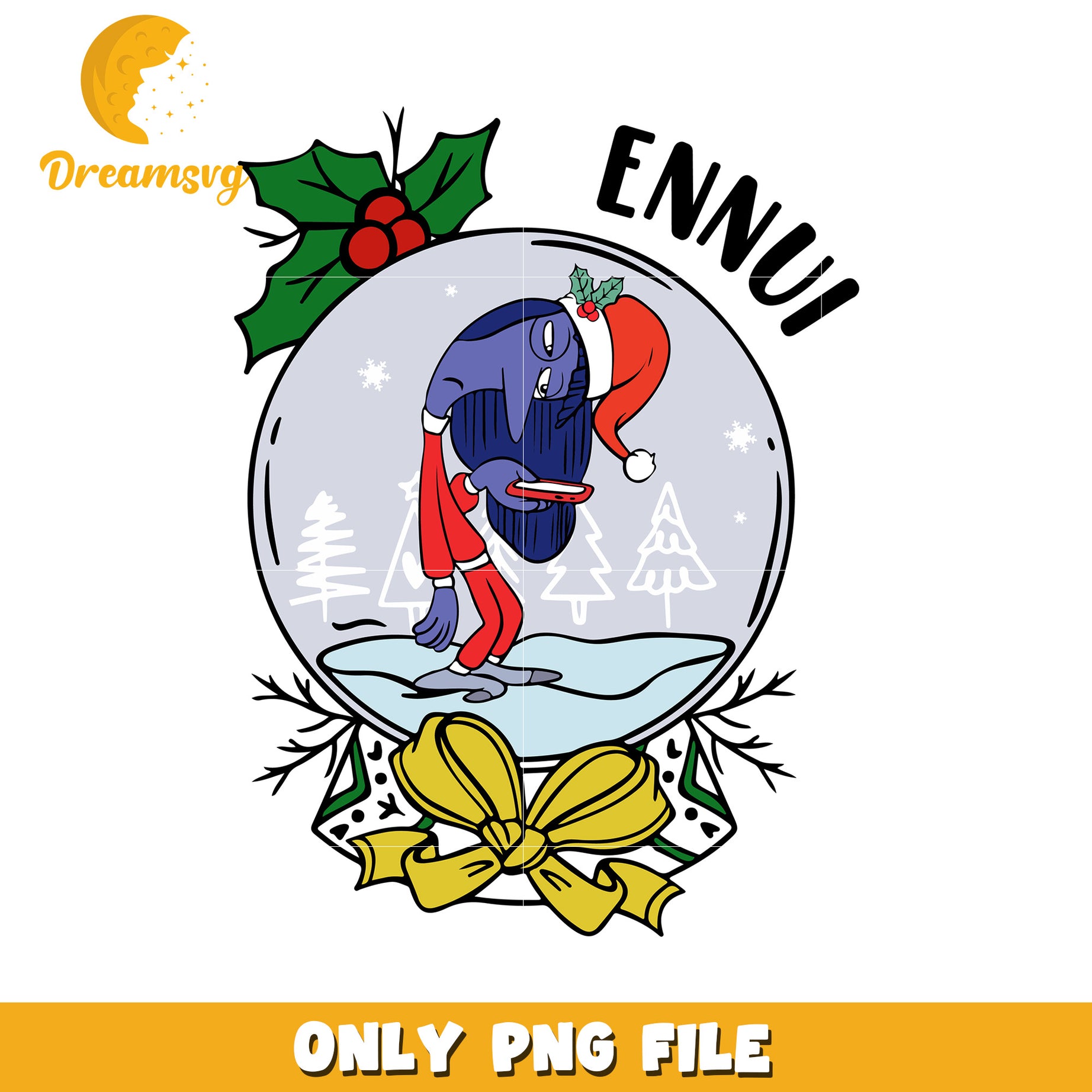 Christmas Ennui PNG Sublimation