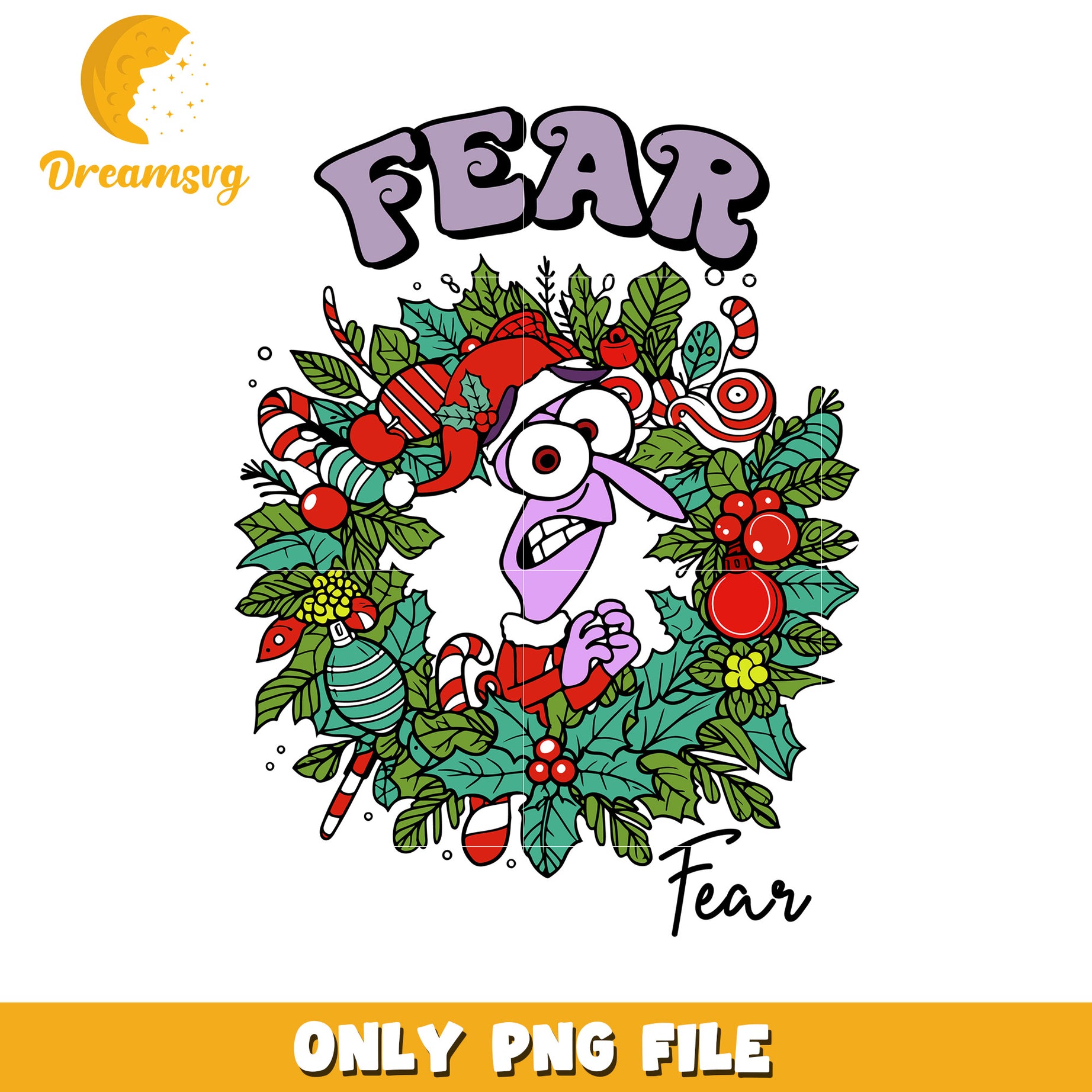 Christmas Fear PNG Design