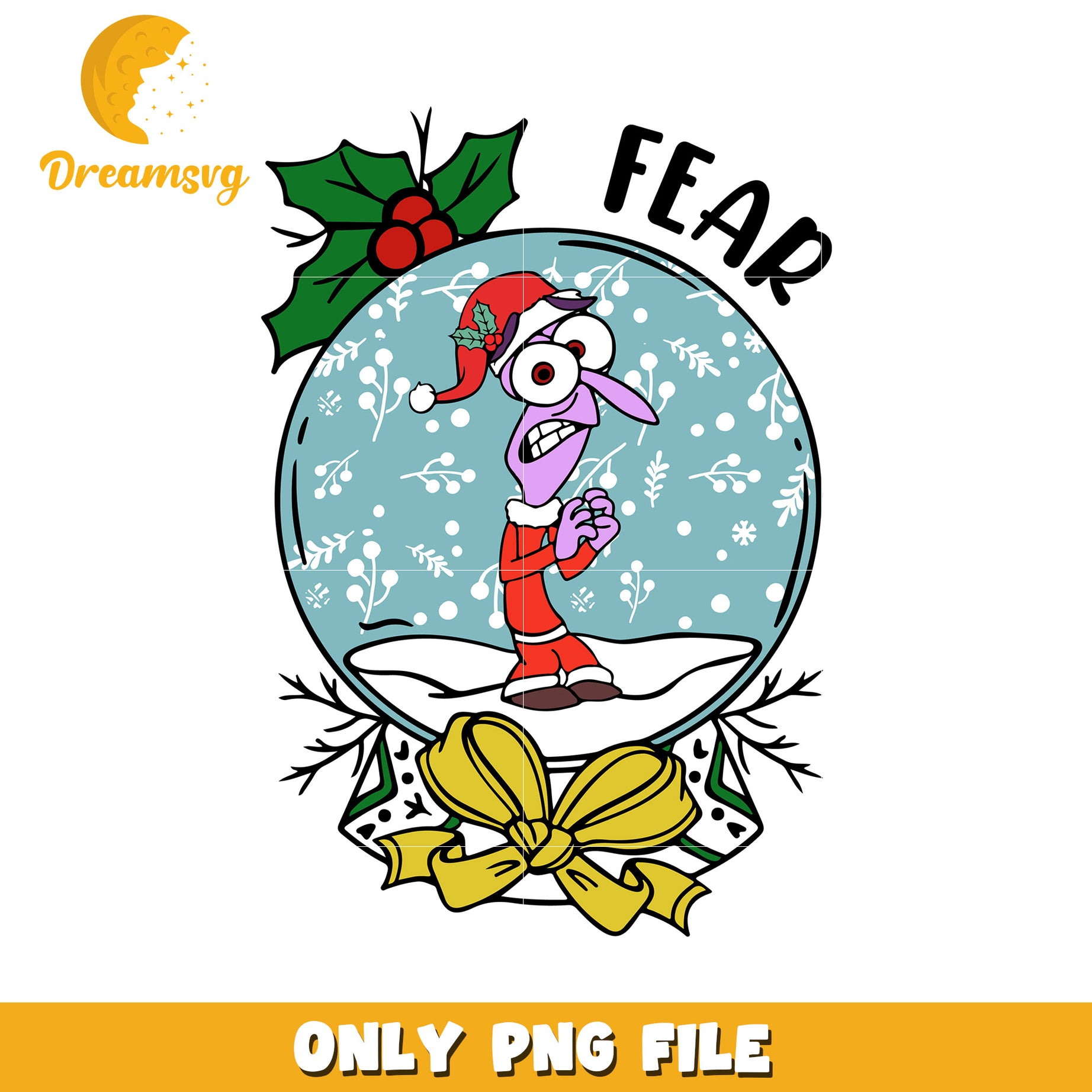 Christmas Fear PNG Sublimation