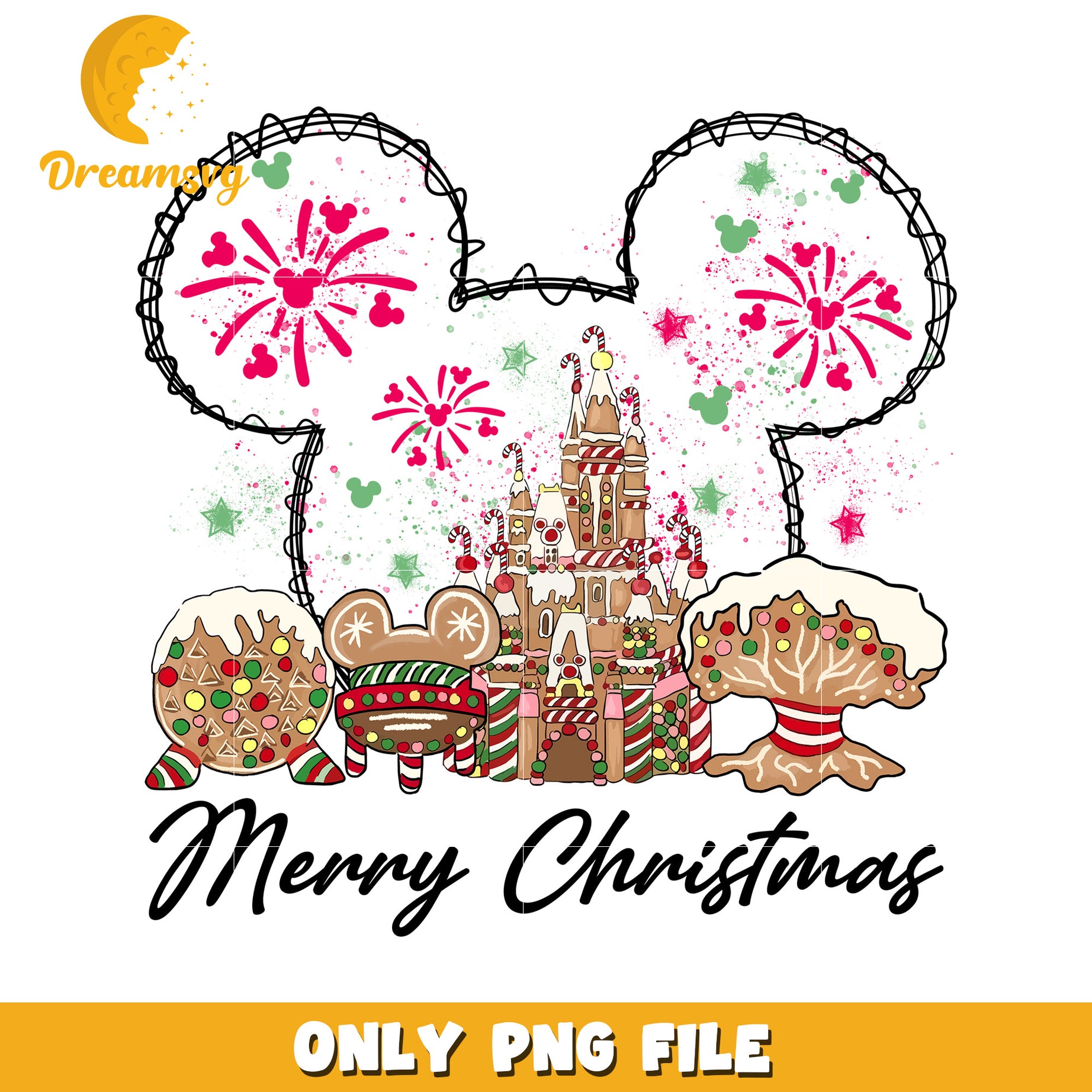 Christmas Mickey Mouse PNG