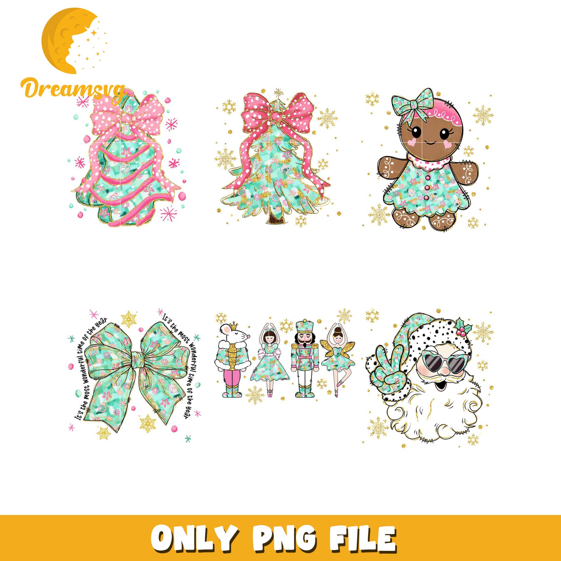 Christmas PNG Bundle Cute Designs