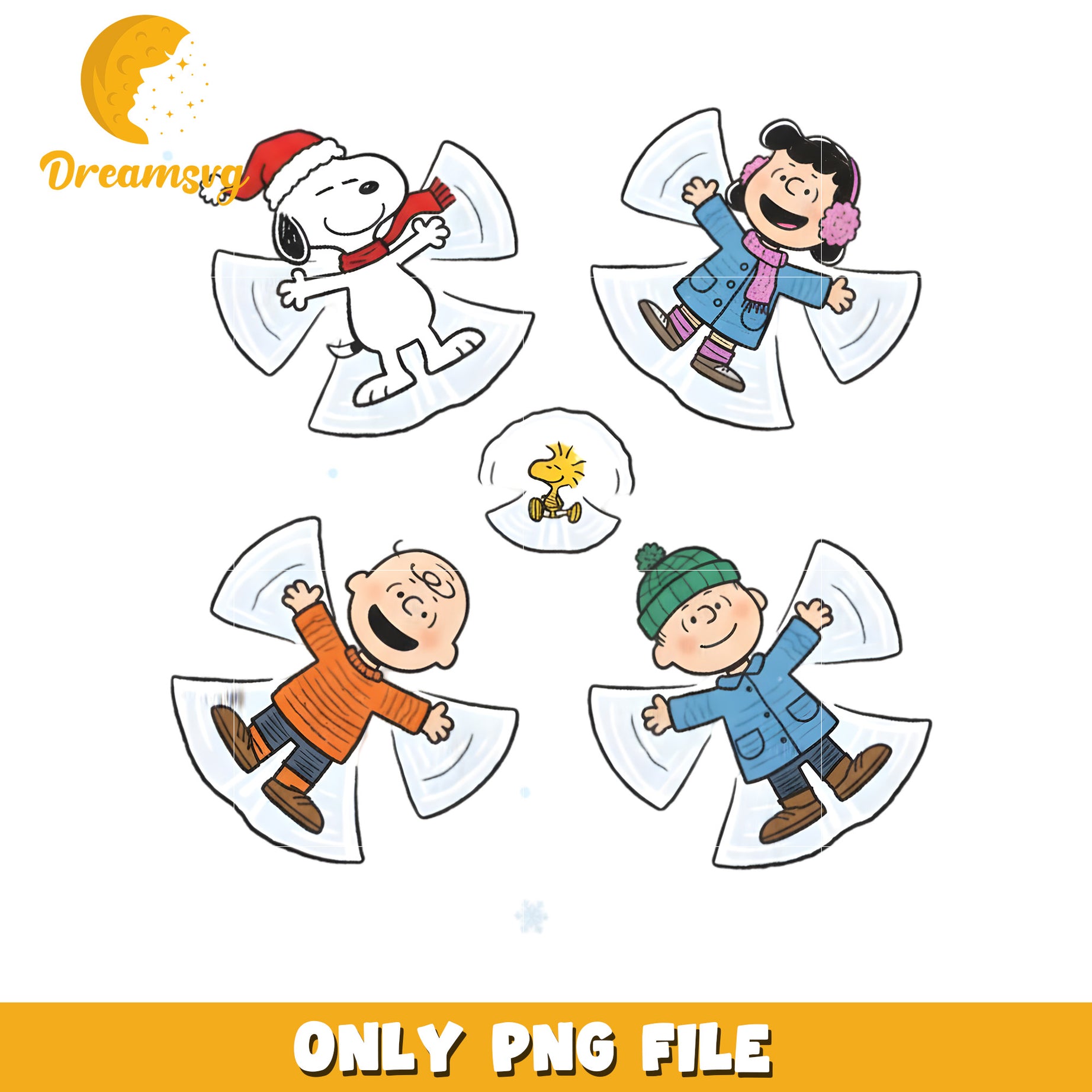 Christmas Snoopy and Friends png, spirit christmas png, merry christmas​ png