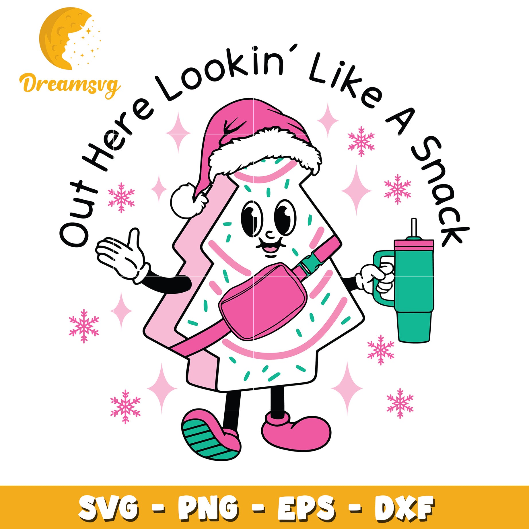 Christmas Tree Snack SVG Cut File