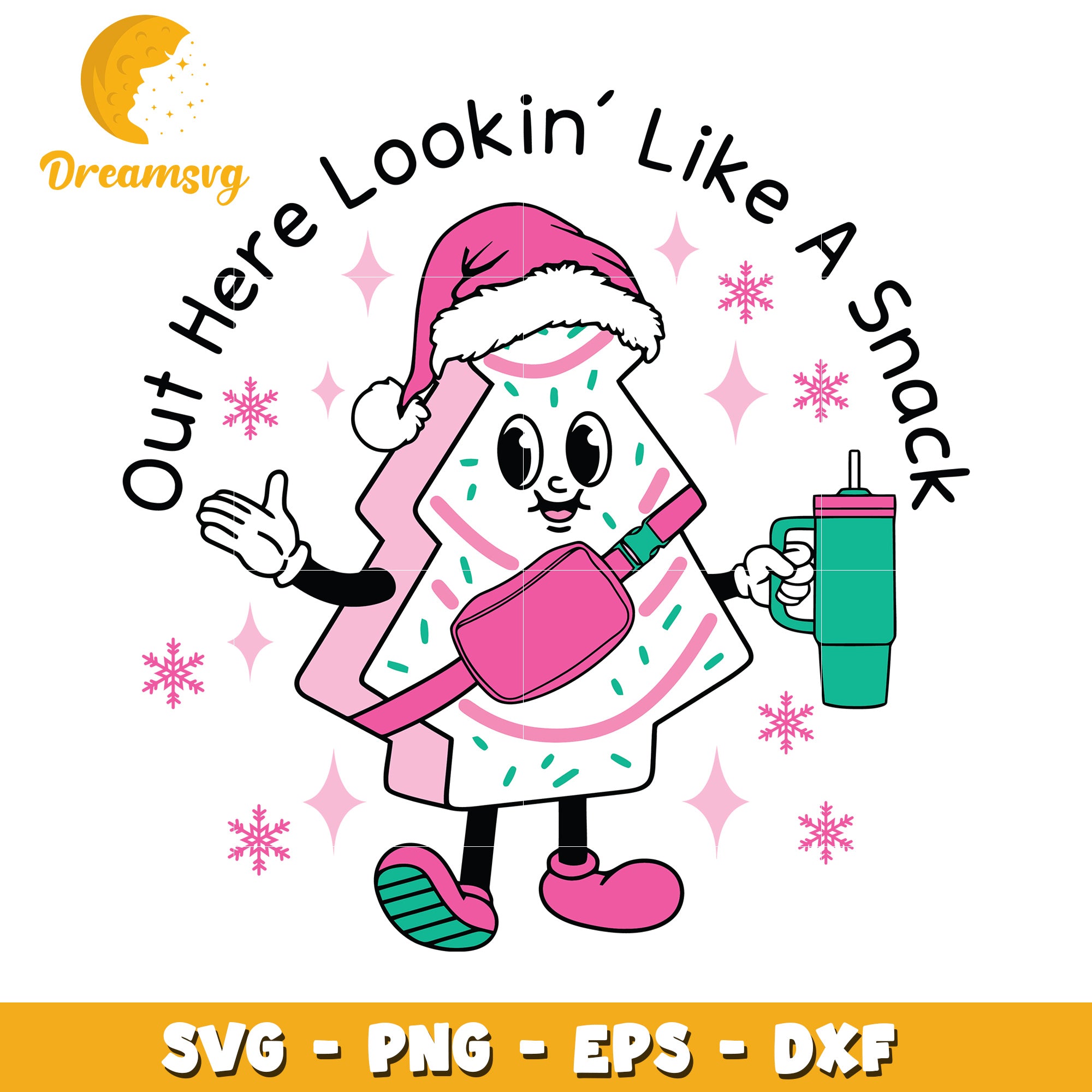 Christmas Tree Snack SVG Cut File