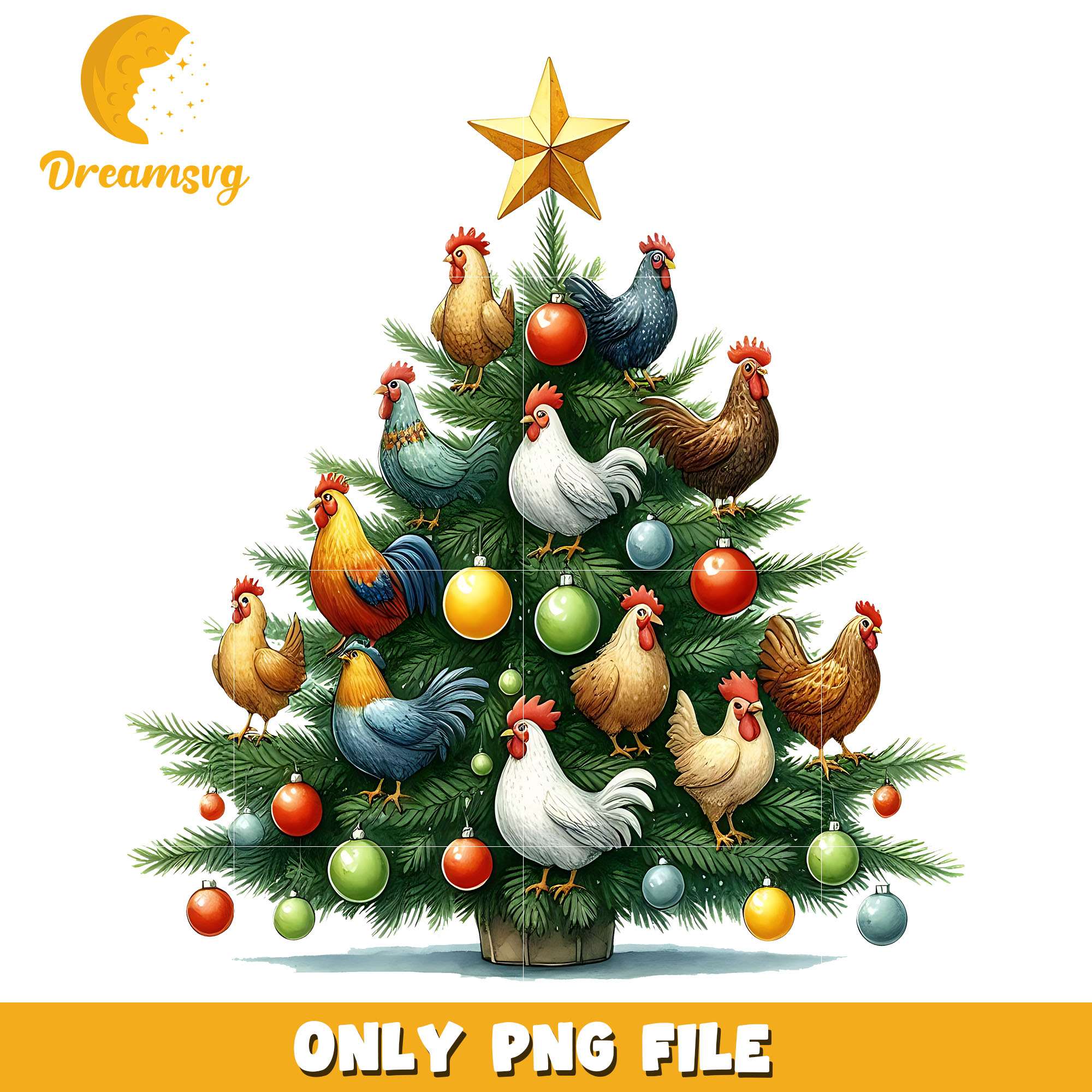 Christmas tree chicken png, Christmas tree png, christmas png