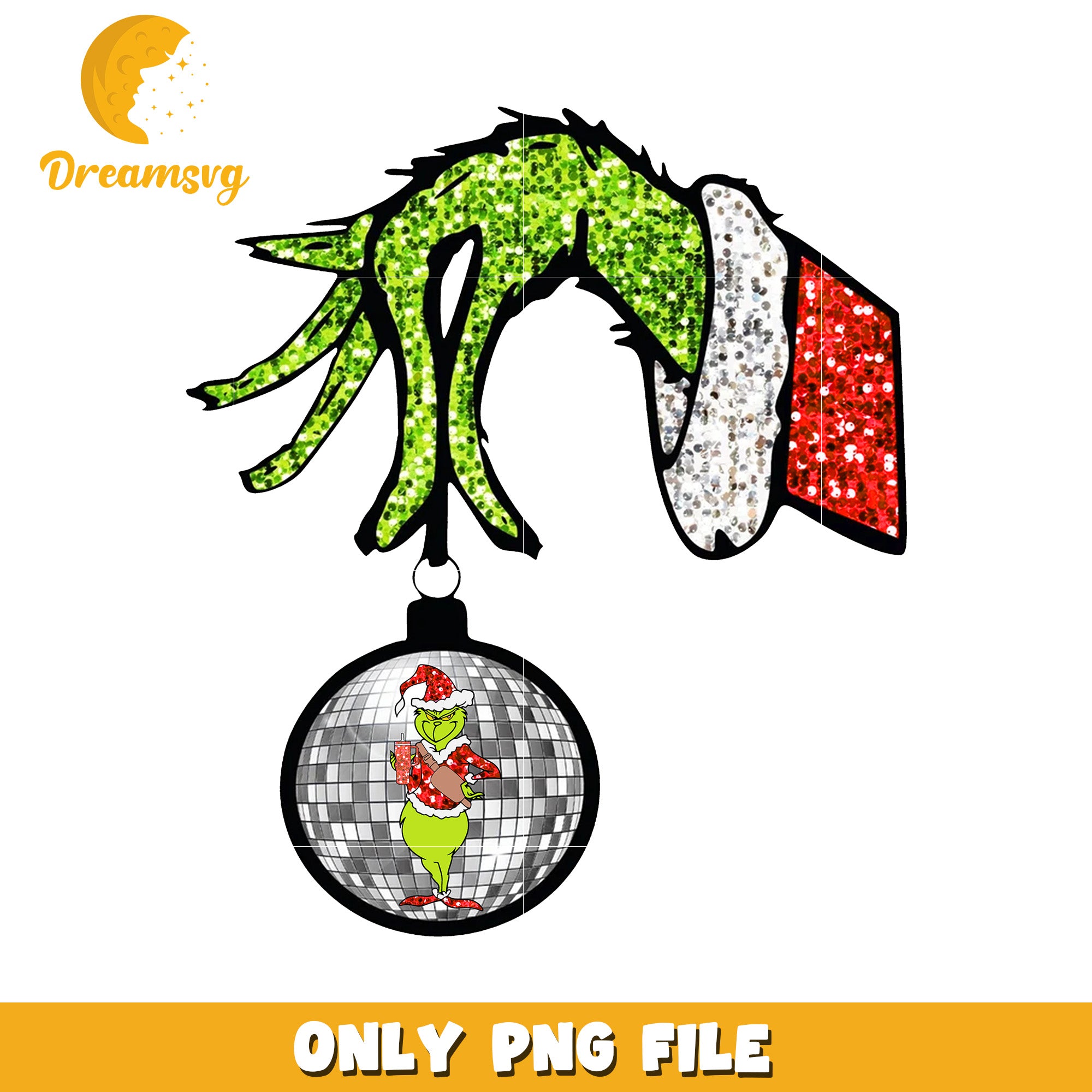 Christmas bell png, grinch happy png, merry christmas png