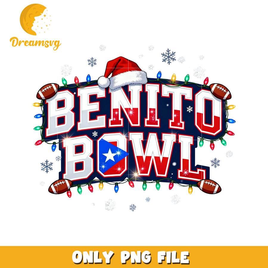 Christmas benito bowl png, latin pop culture png, bad bunny png