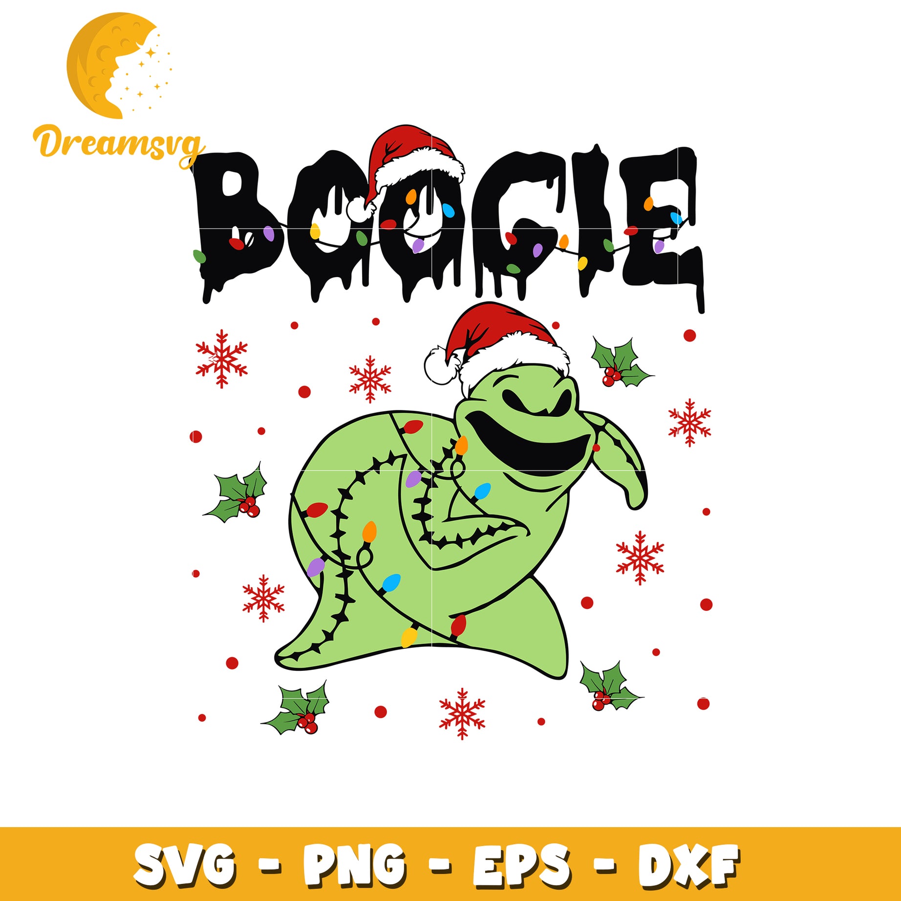 Christmas boogie design svg, christmas svg, boogie svg