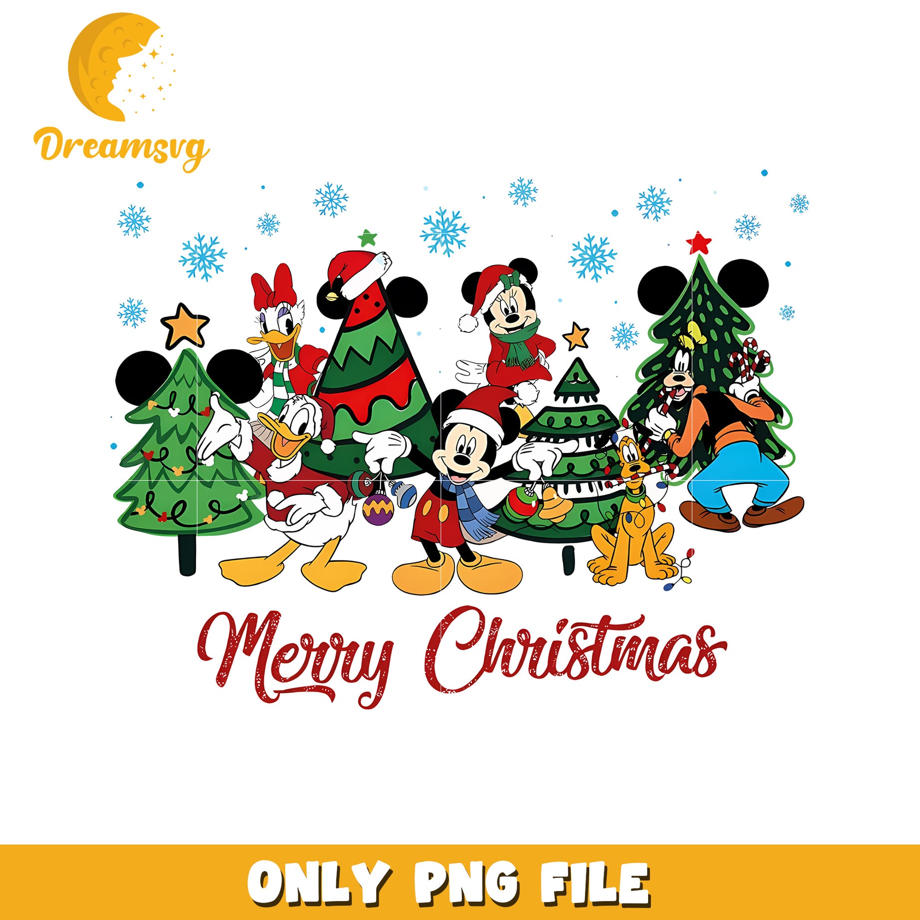 Christmas characters png, disney png, christmas png