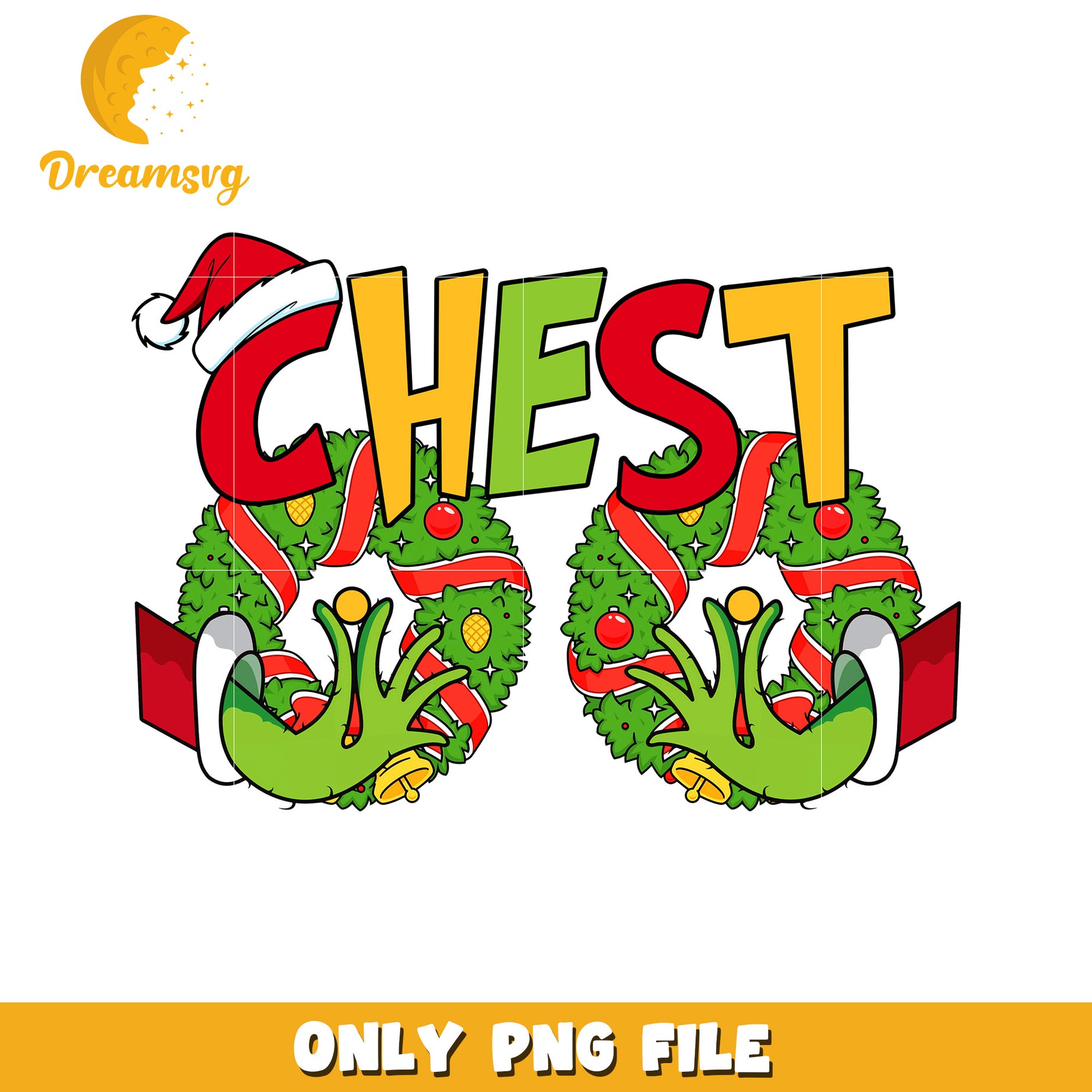 Christmas chest png, grinch toys png, grinch designs png
