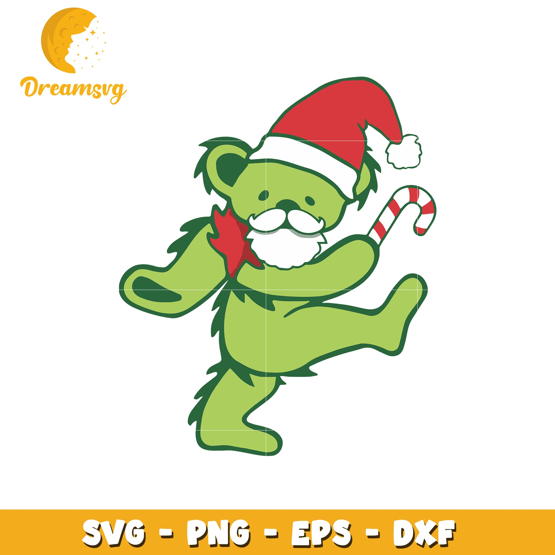 Christmas dancing bear svg, dancing bear svg, holiday svg