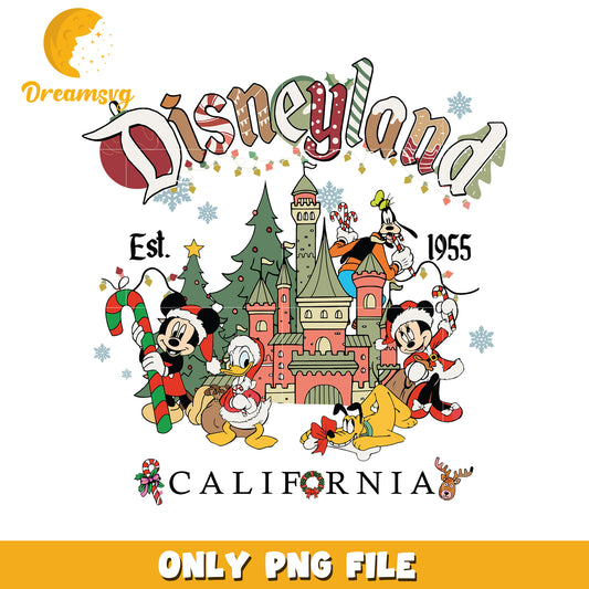 Christmas disneyland png, disney characters png, spirit christmas png