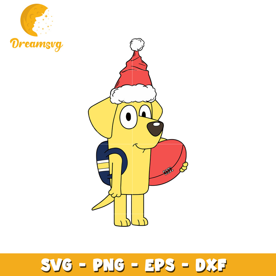 Christmas dog design svg, cartoon dog svg, christmas holiday svg