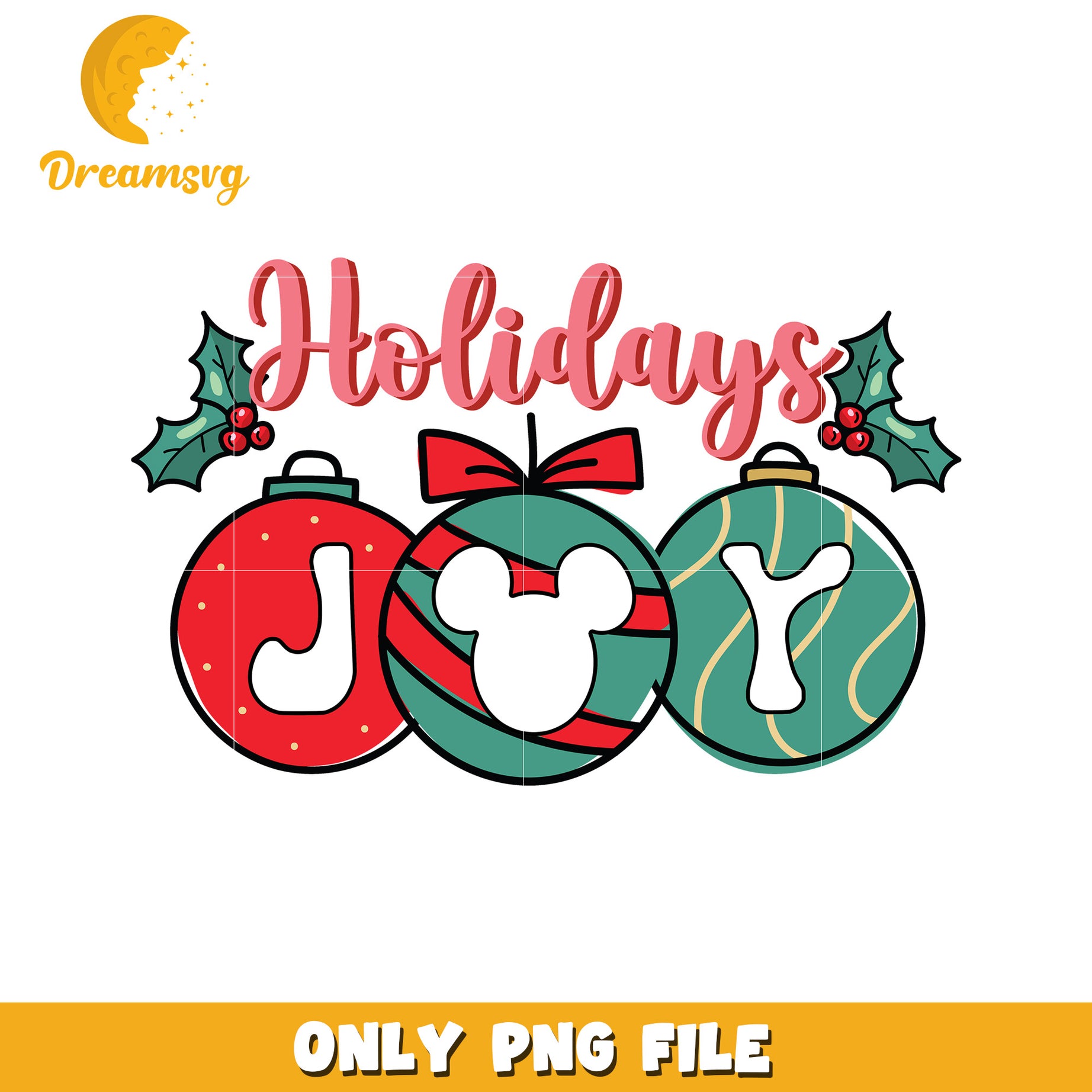 Christmas holiday holiday cheer png, disney festive png