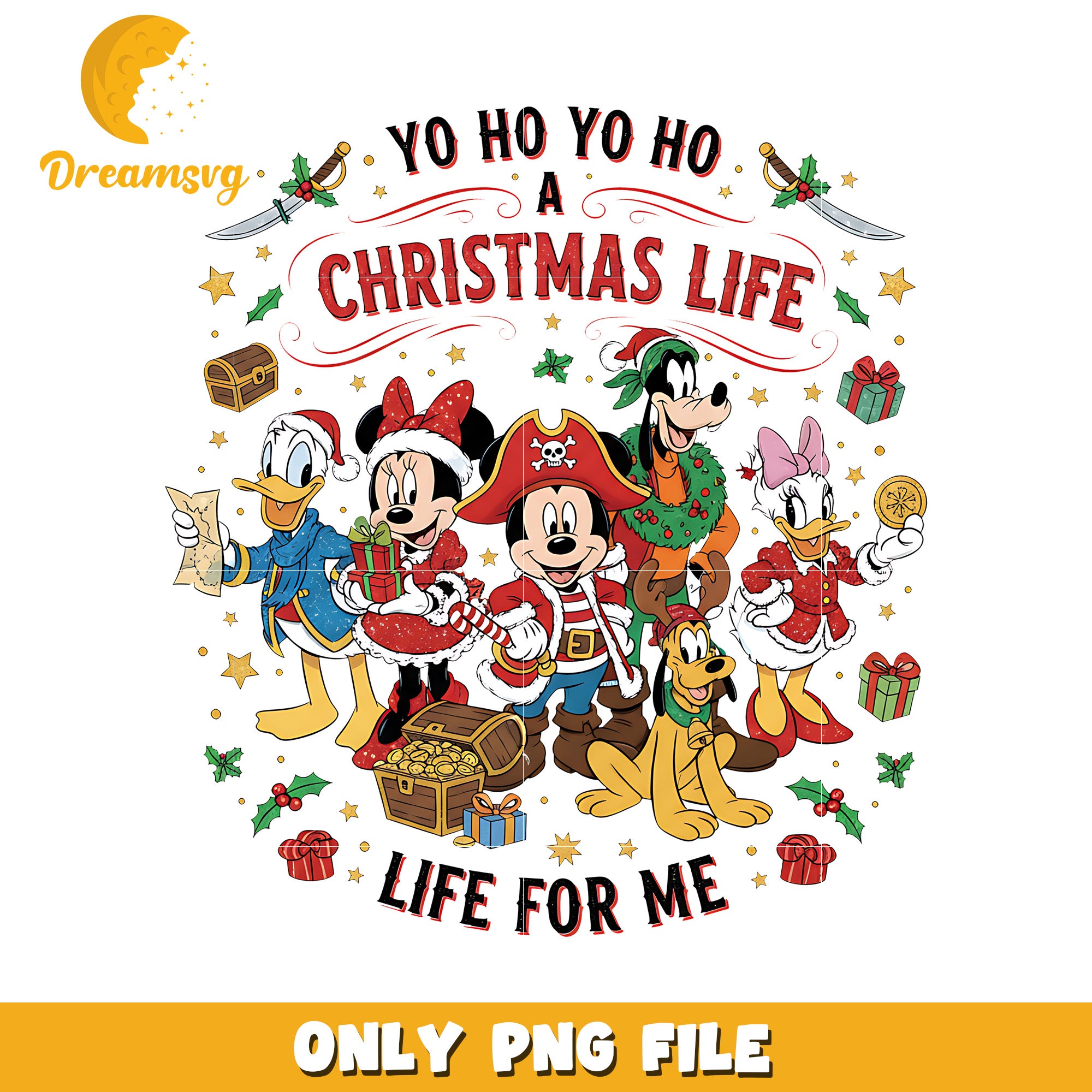 Christmas life png, christmas​​​ season png, disney png
