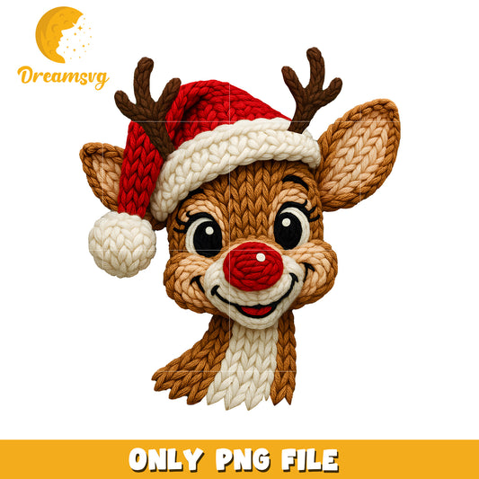 Christmas reindeer png, funny christmas png, santa claus png