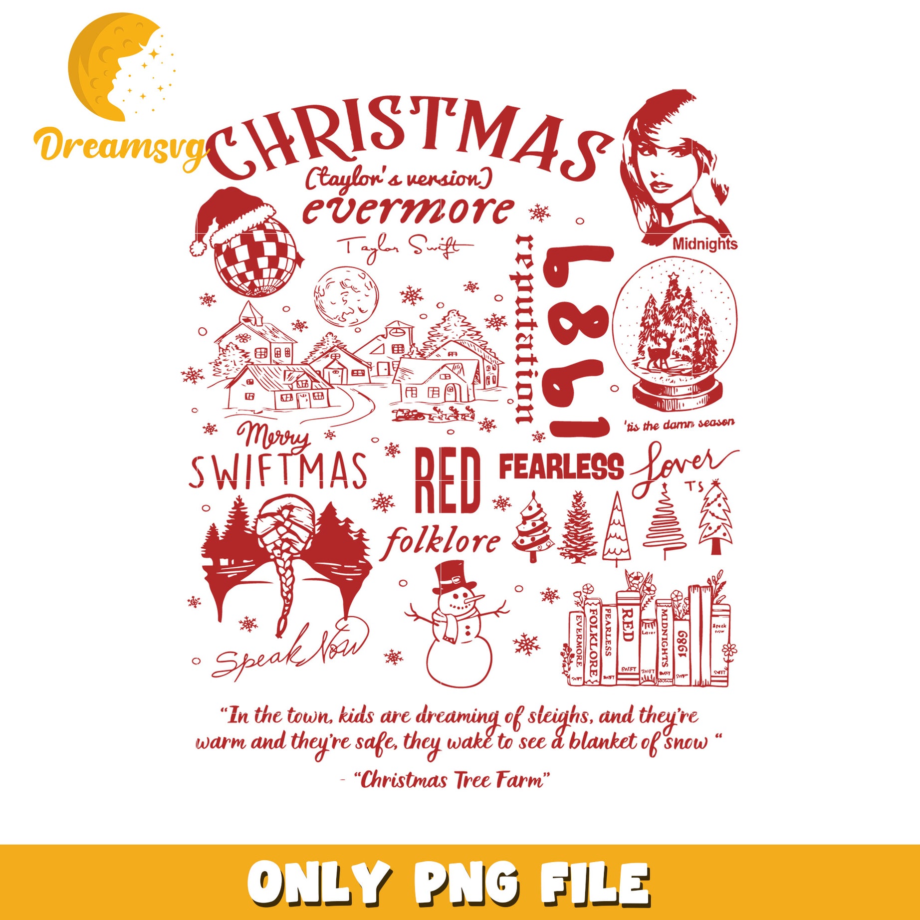 Christmas taylor's version png, Taylor swift albums png, christmas png