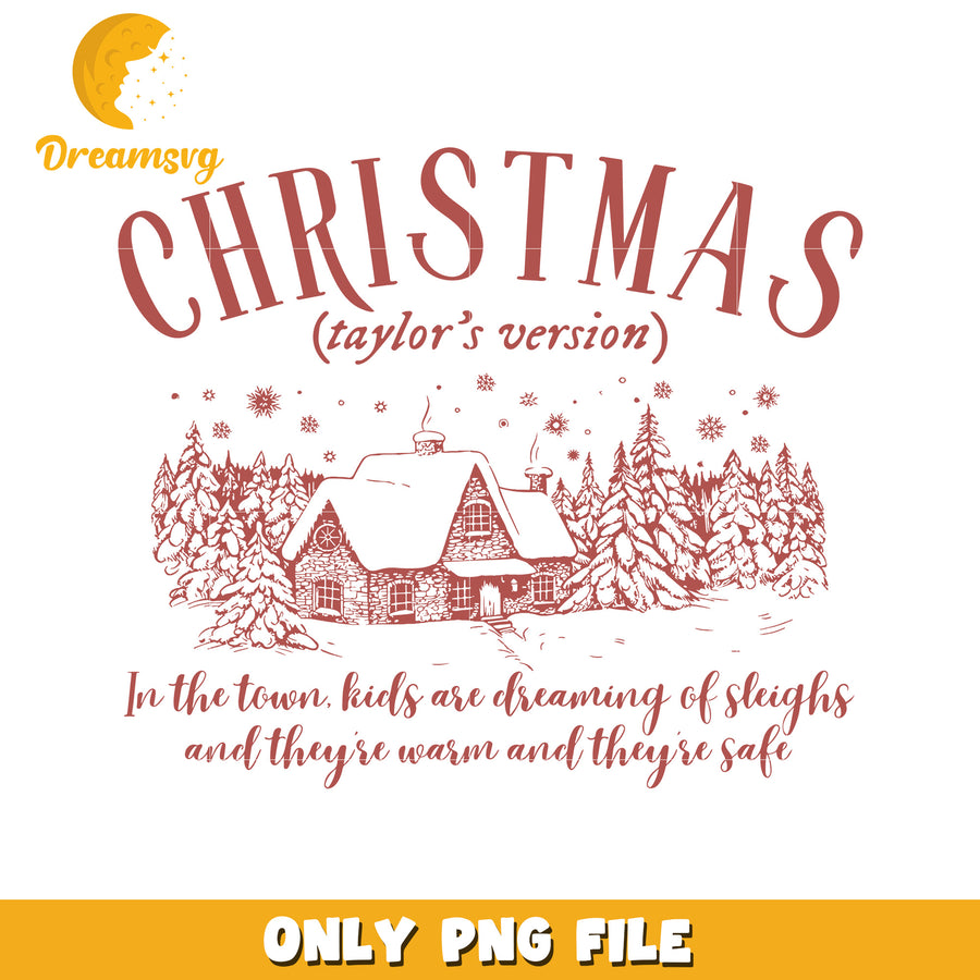 Christmas taylor version in the town png, christmas day png