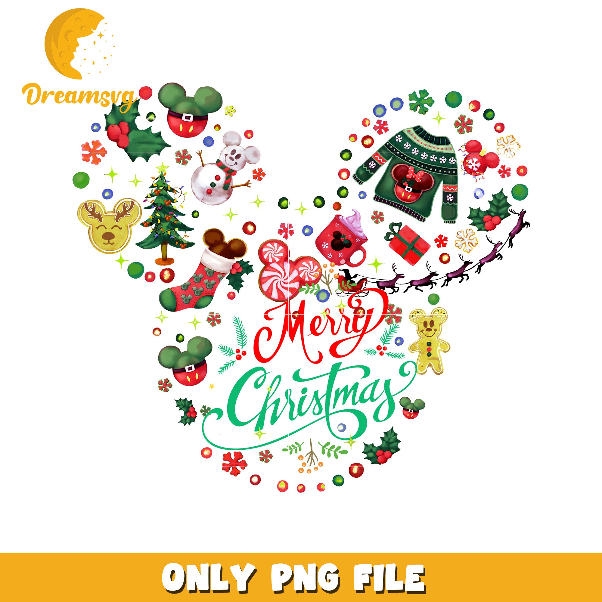 Christmas things png, christmas sparkle png, disney winter png